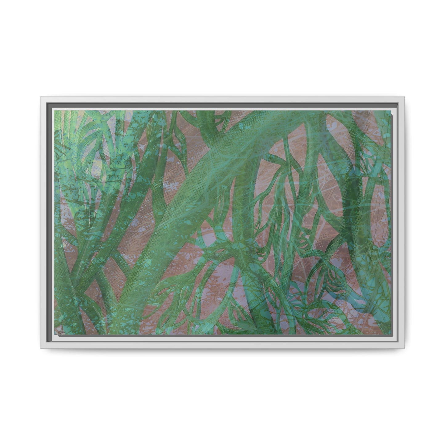 Inner Depths Framed Canvas Art