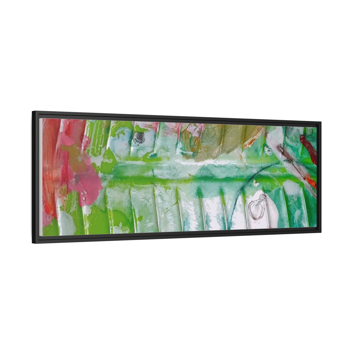'A Mix of Life' Framed Canvas Art