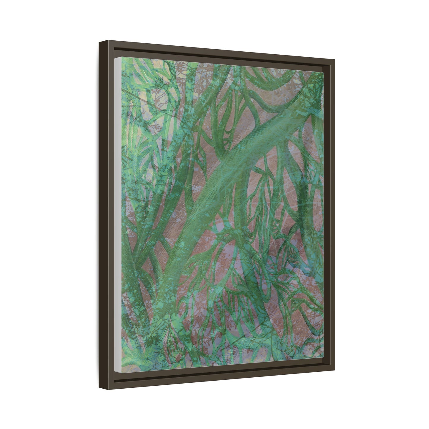 Inner Depths Framed Canvas Art