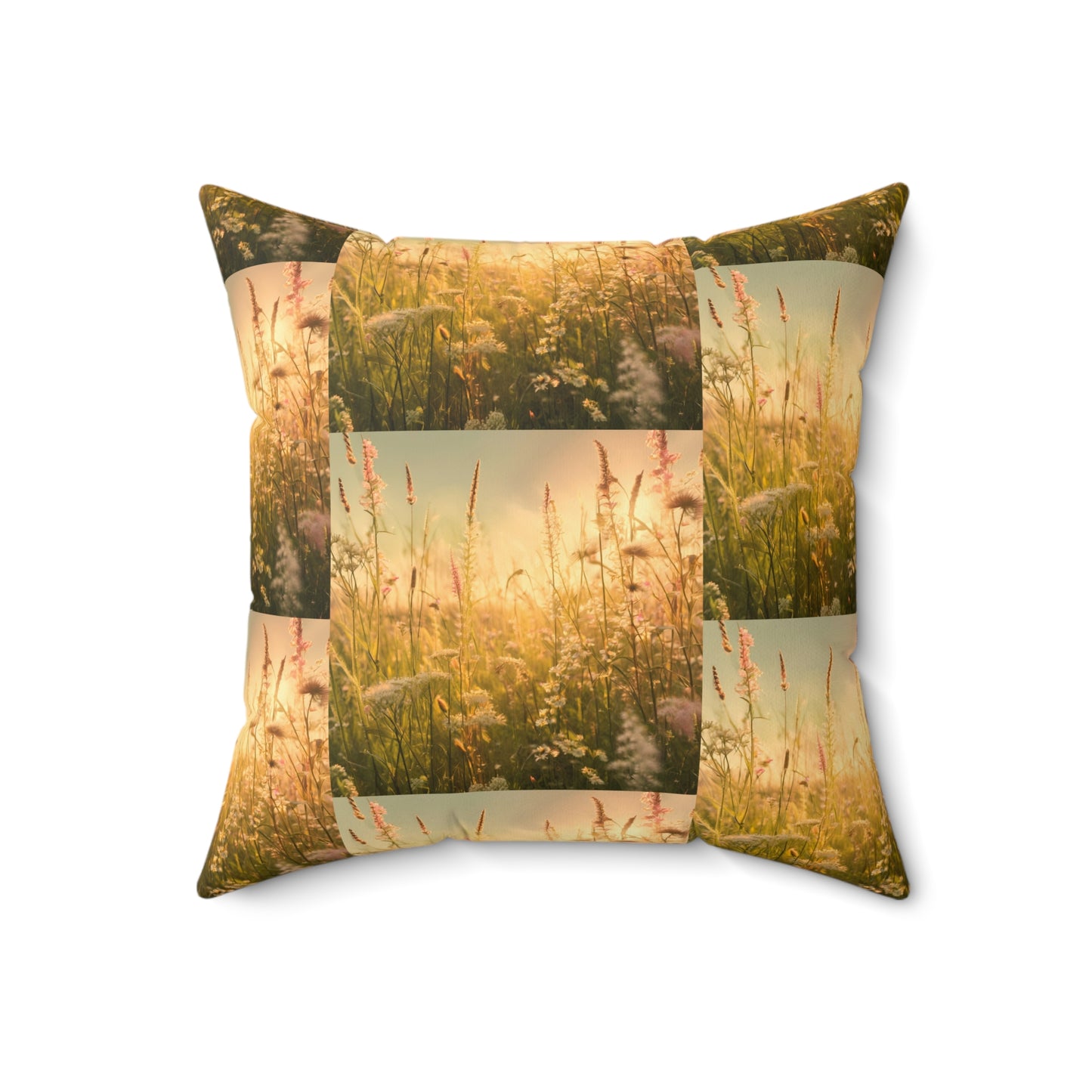 Meadow Faux Suede Square Pillow