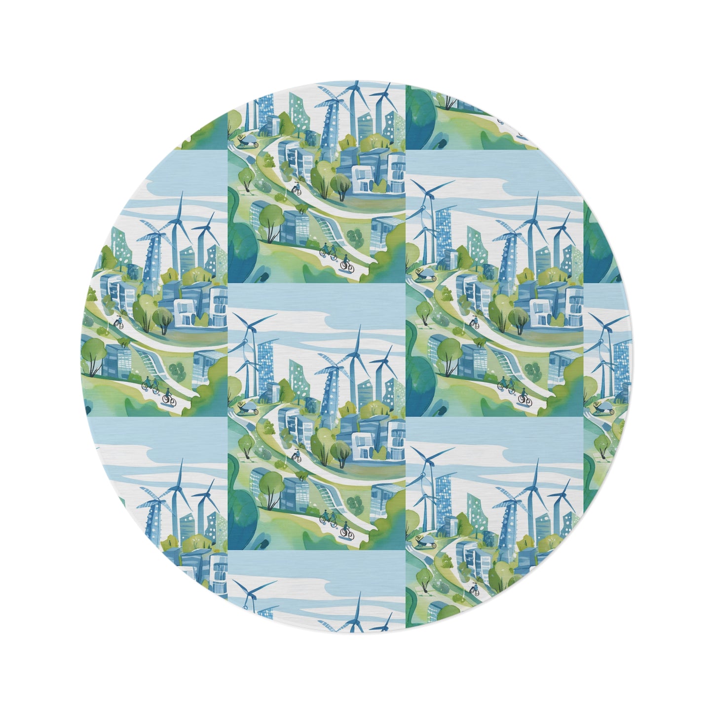The City Round Rug