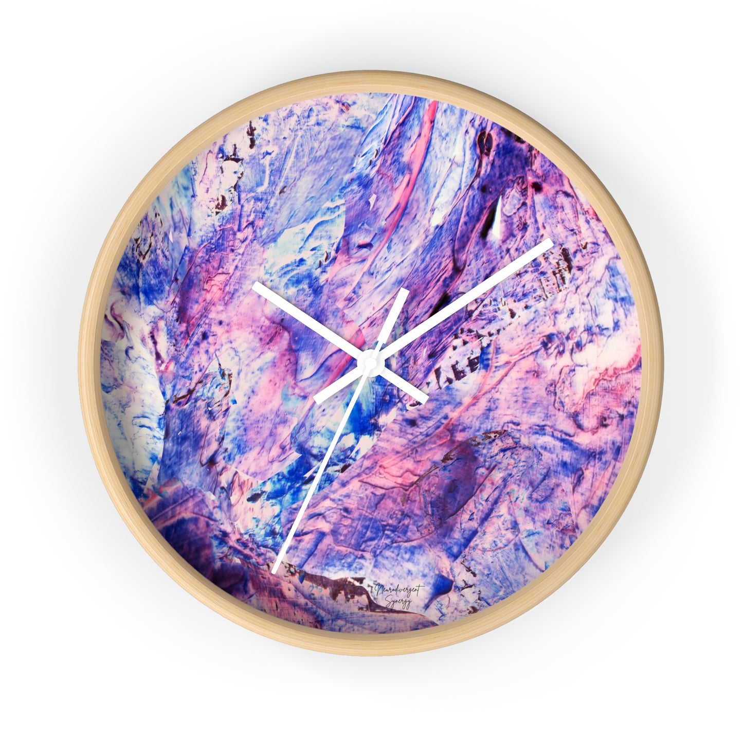 Butterfly by Lu Meng Wall Clock