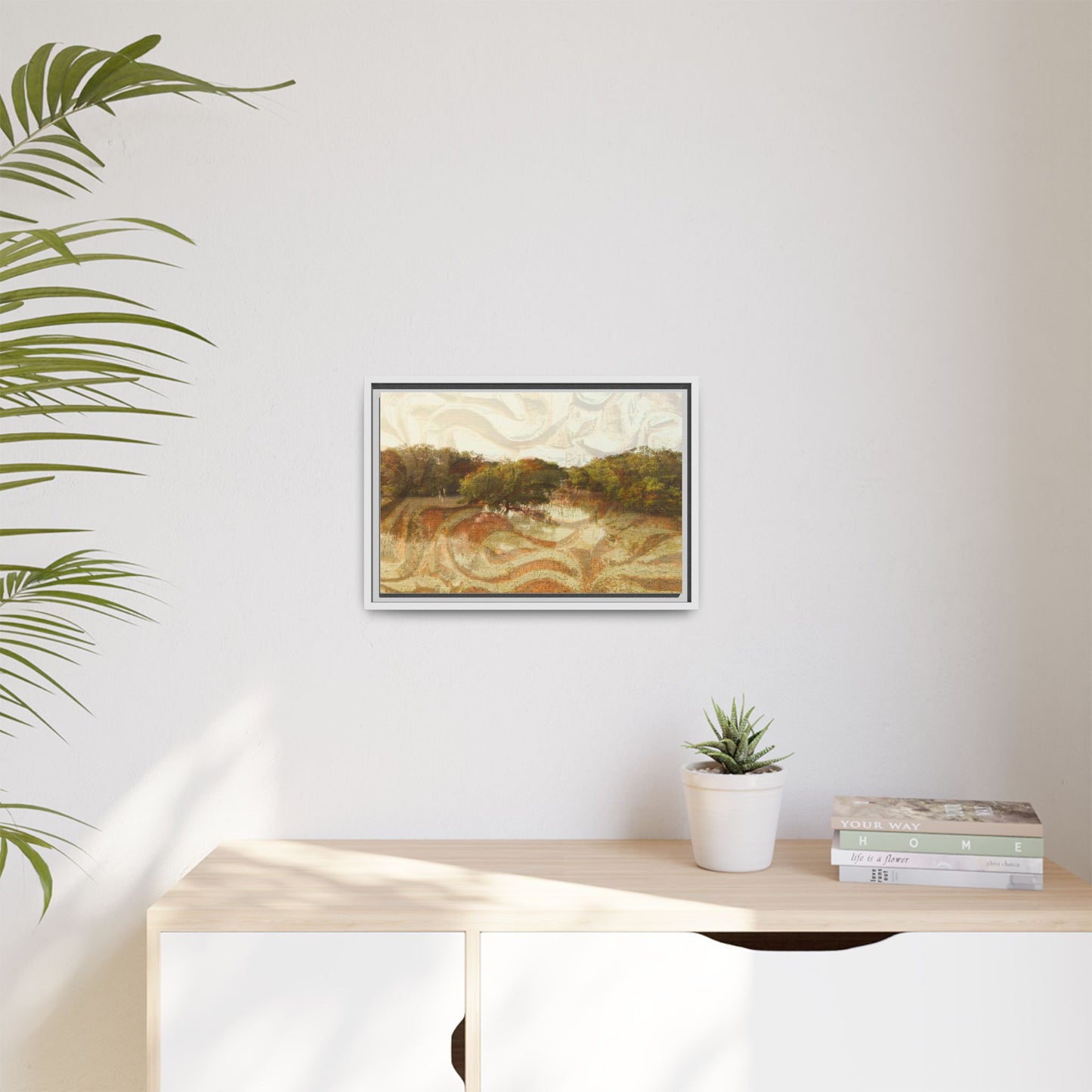 Serene Mangroves Framed Canvas Art