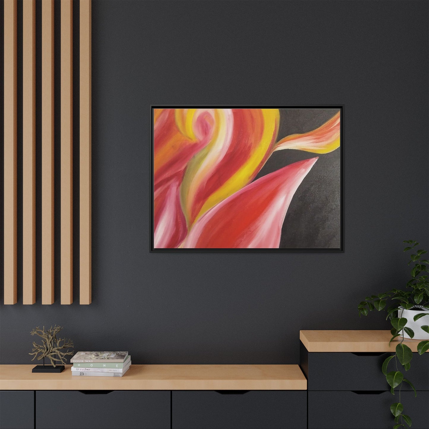 'A Autistic Phoenix' Framed Canvas Art