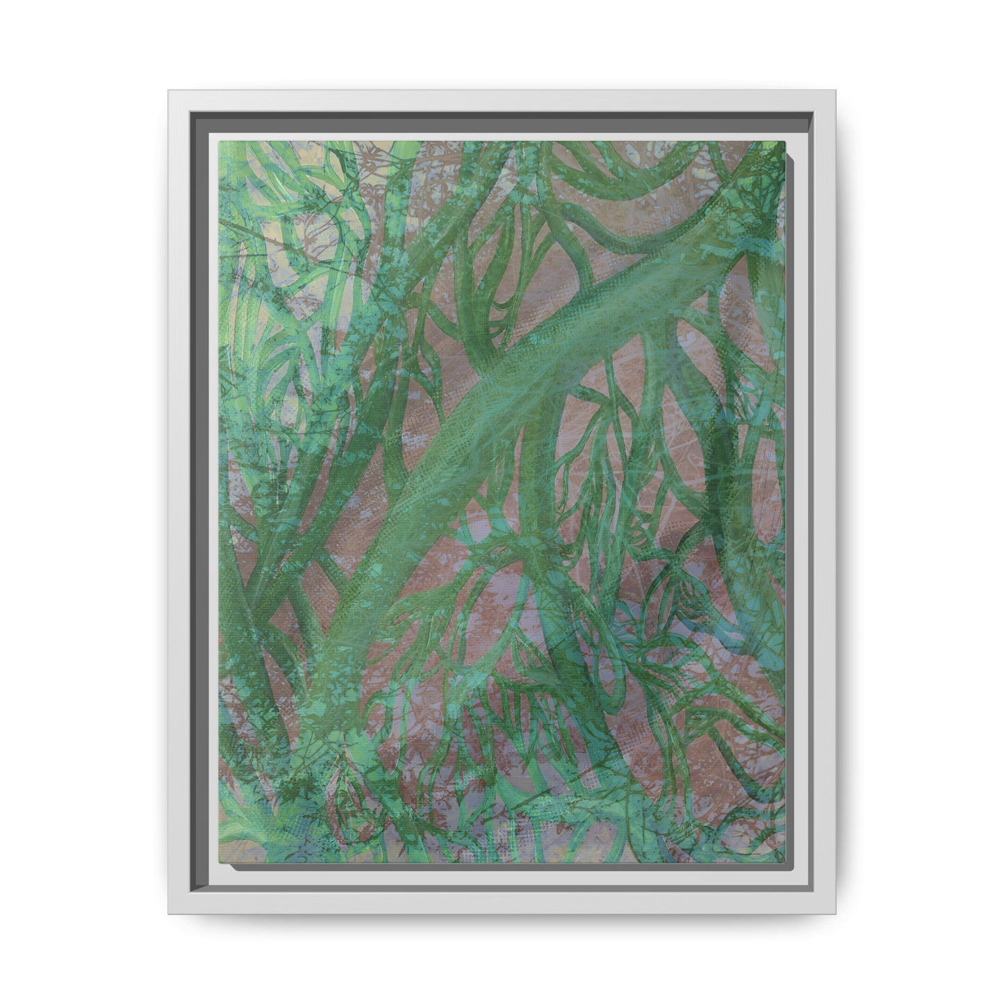 Inner Depths Framed Canvas Art