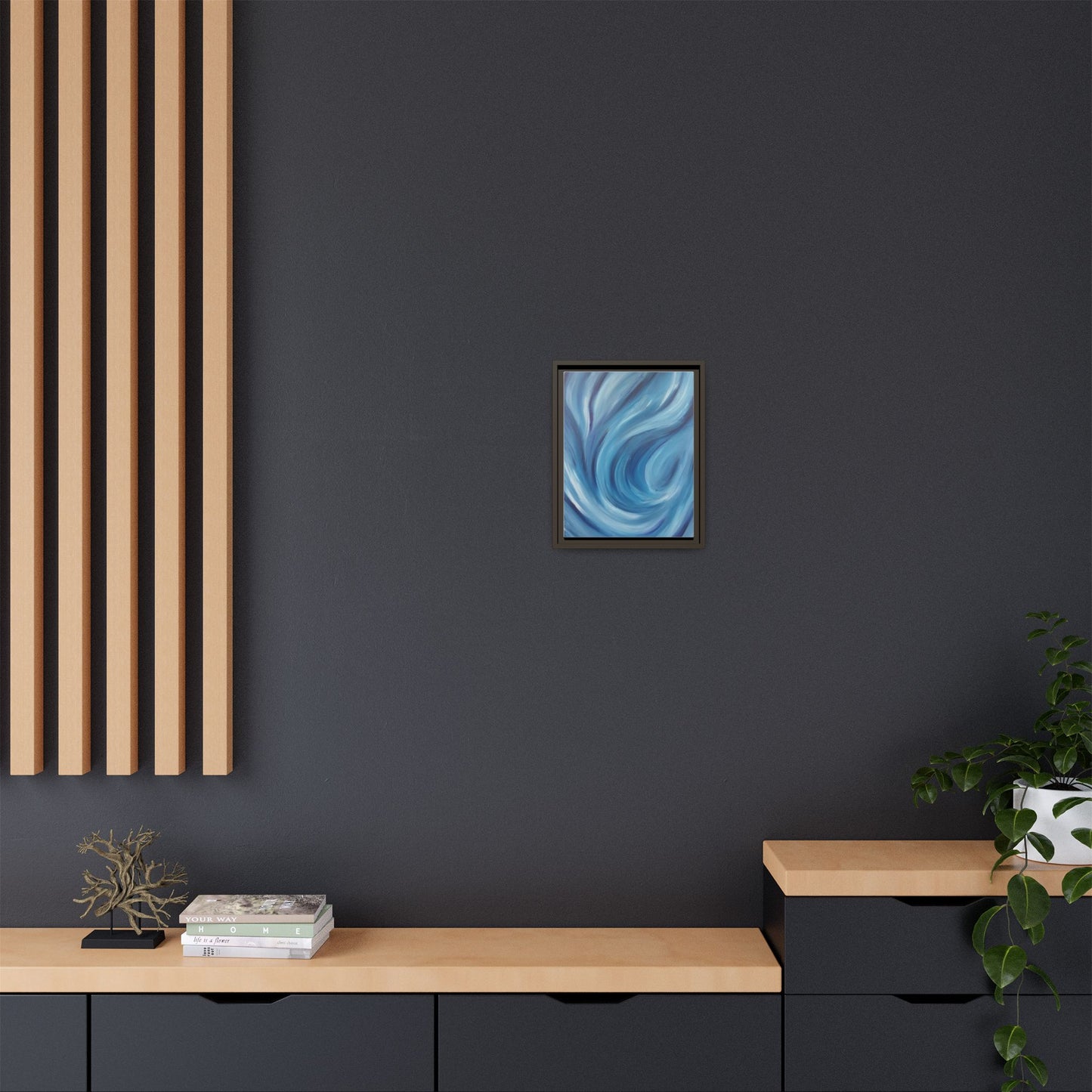 Intrinsic Reflection Framed Canvas Art