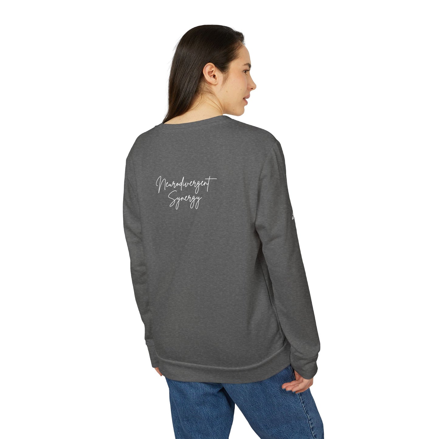 Adidas x Neurodivergent Synergy Unisex Crewneck Sweatshirt - KICKIN’ IT FOR AUTISM ACCEPTANCE!