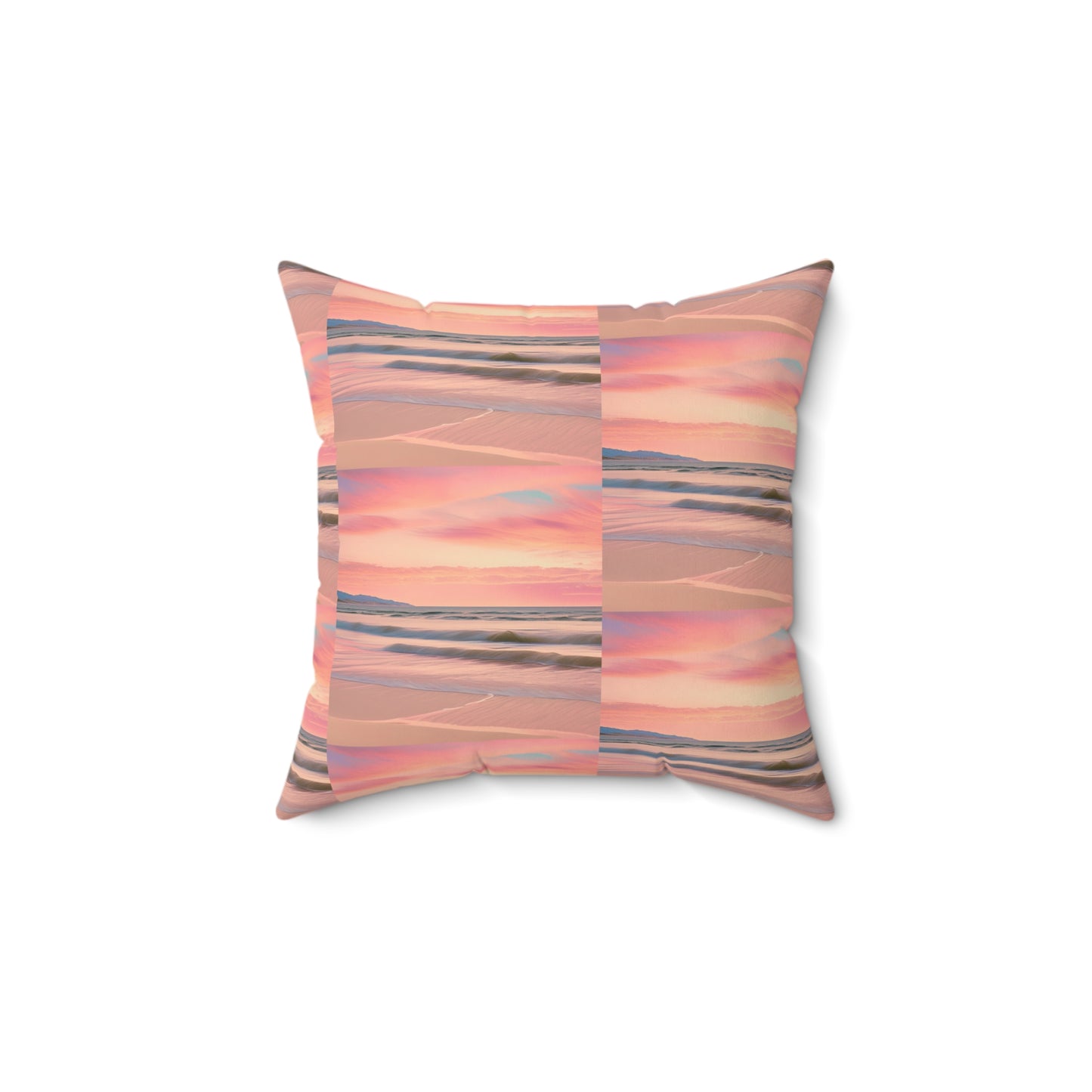 Horizon Faux Suede Square Pillow