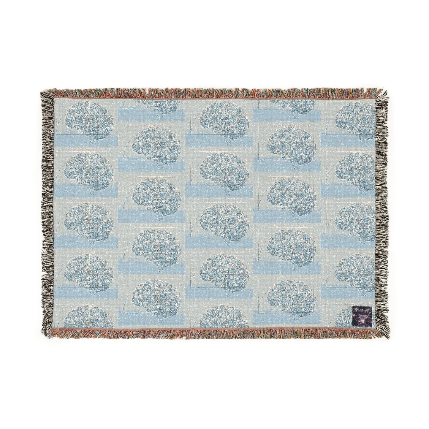 'Beautiful Mind' by Nagihan Seymour 100% Cotton Cozy Blanket