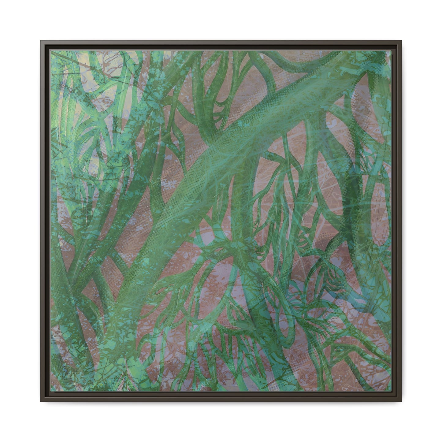 Inner Depths Framed Canvas Art