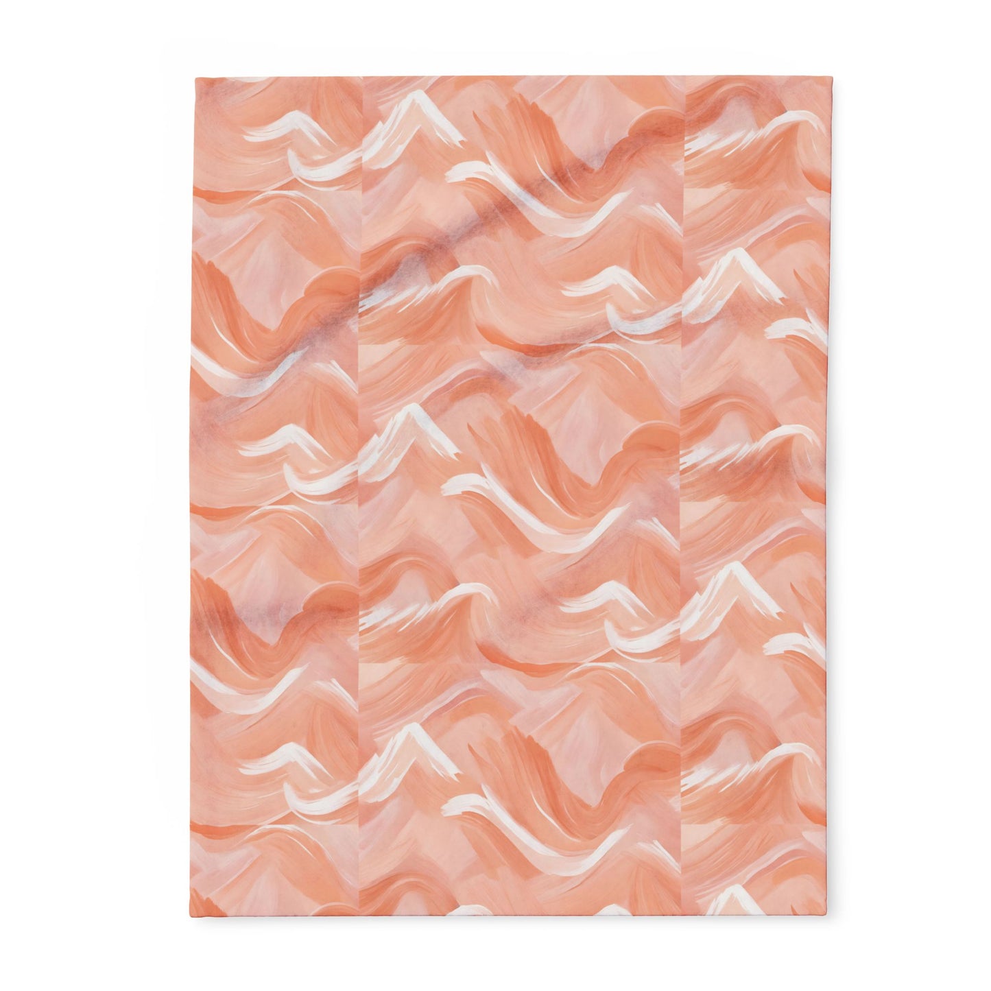 Dusk Brushstrokes Arctic Fleece Blanket