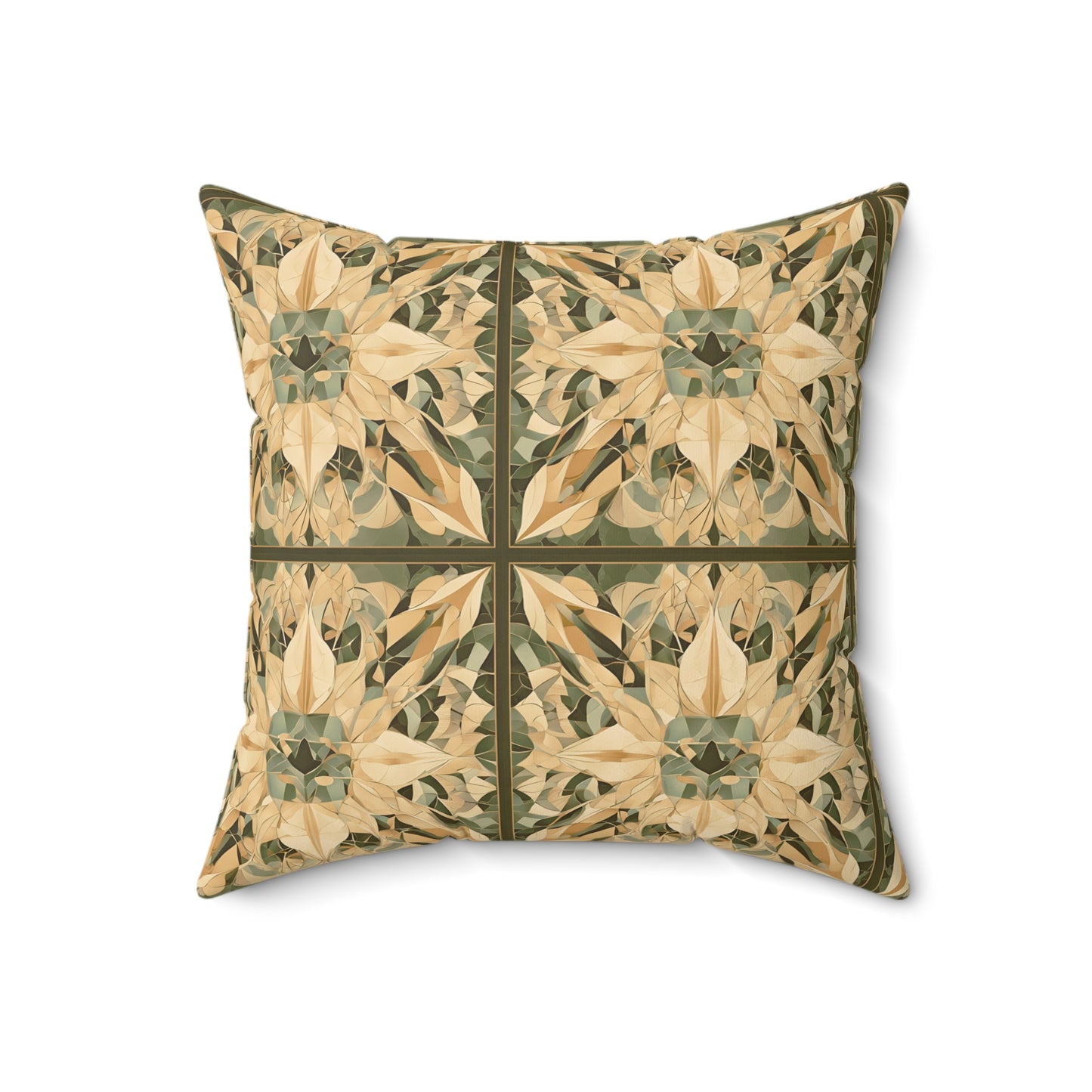 Eclectic Faux Suede Square Pillow