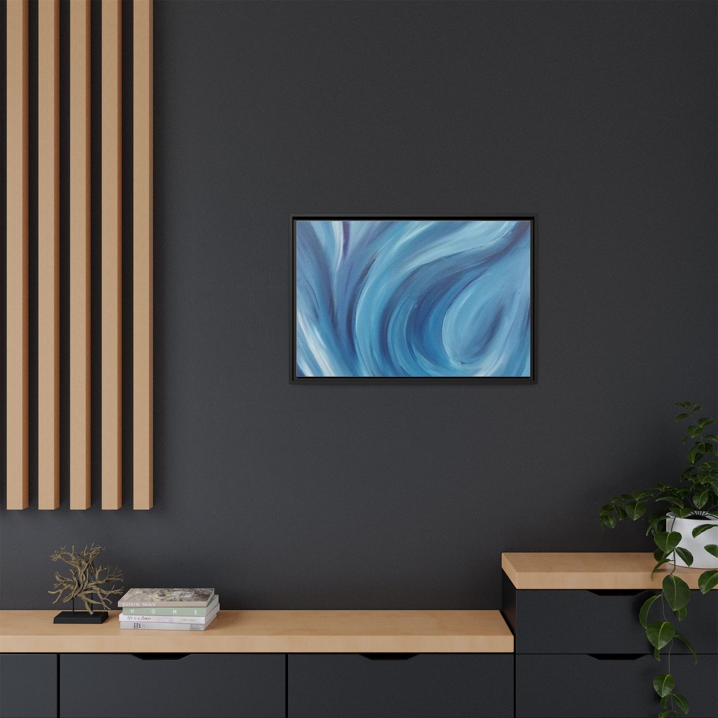 Intrinsic Reflection Framed Canvas Art