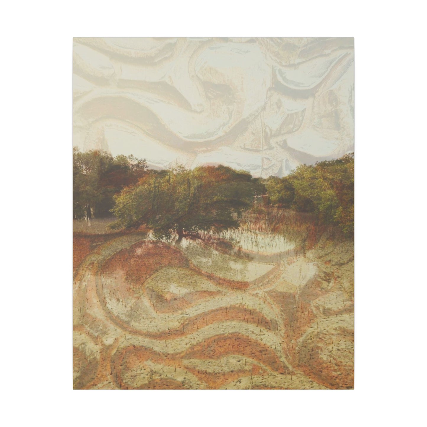 Serene Mangroves Canvas