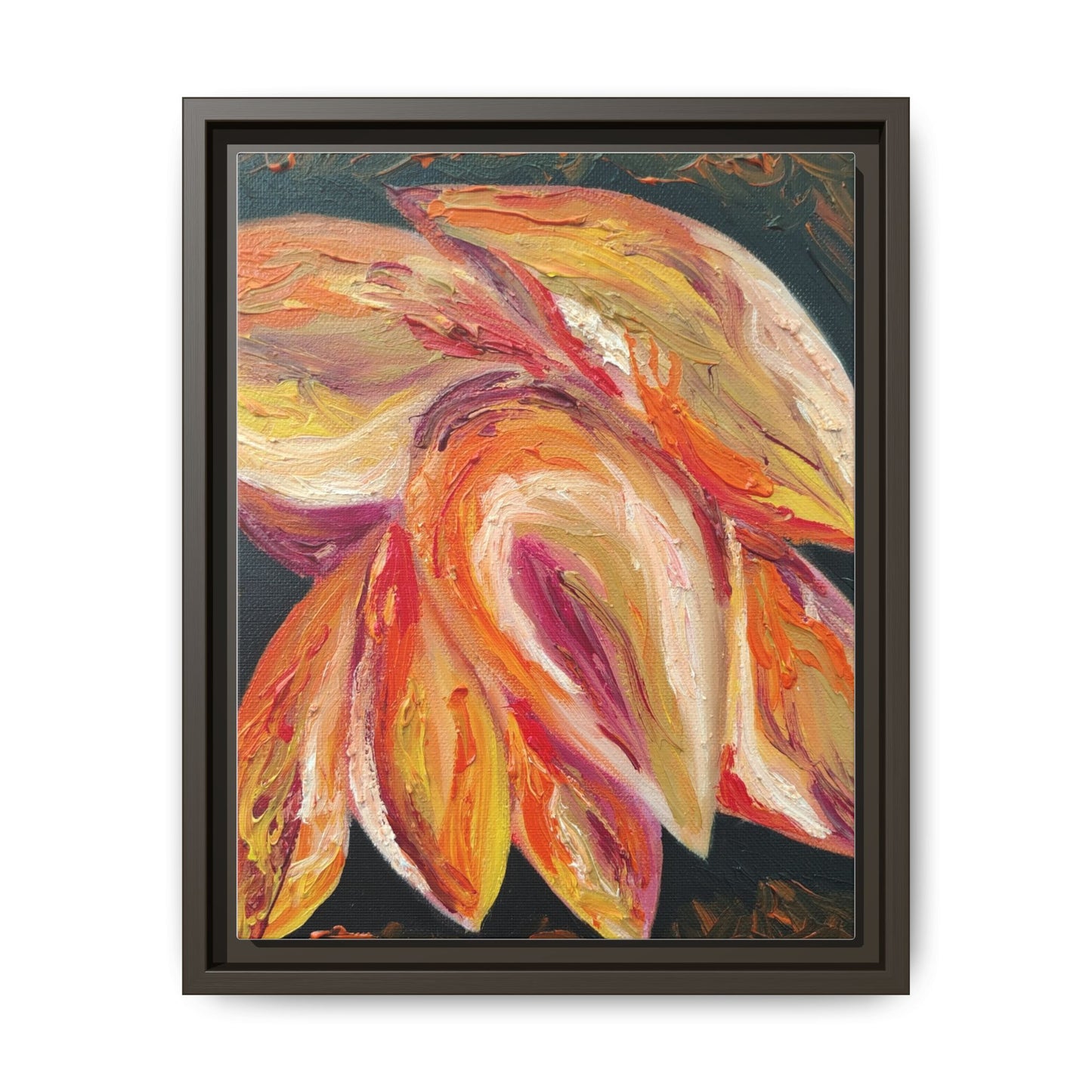 Dramatic Awakening Framed Canvas Art