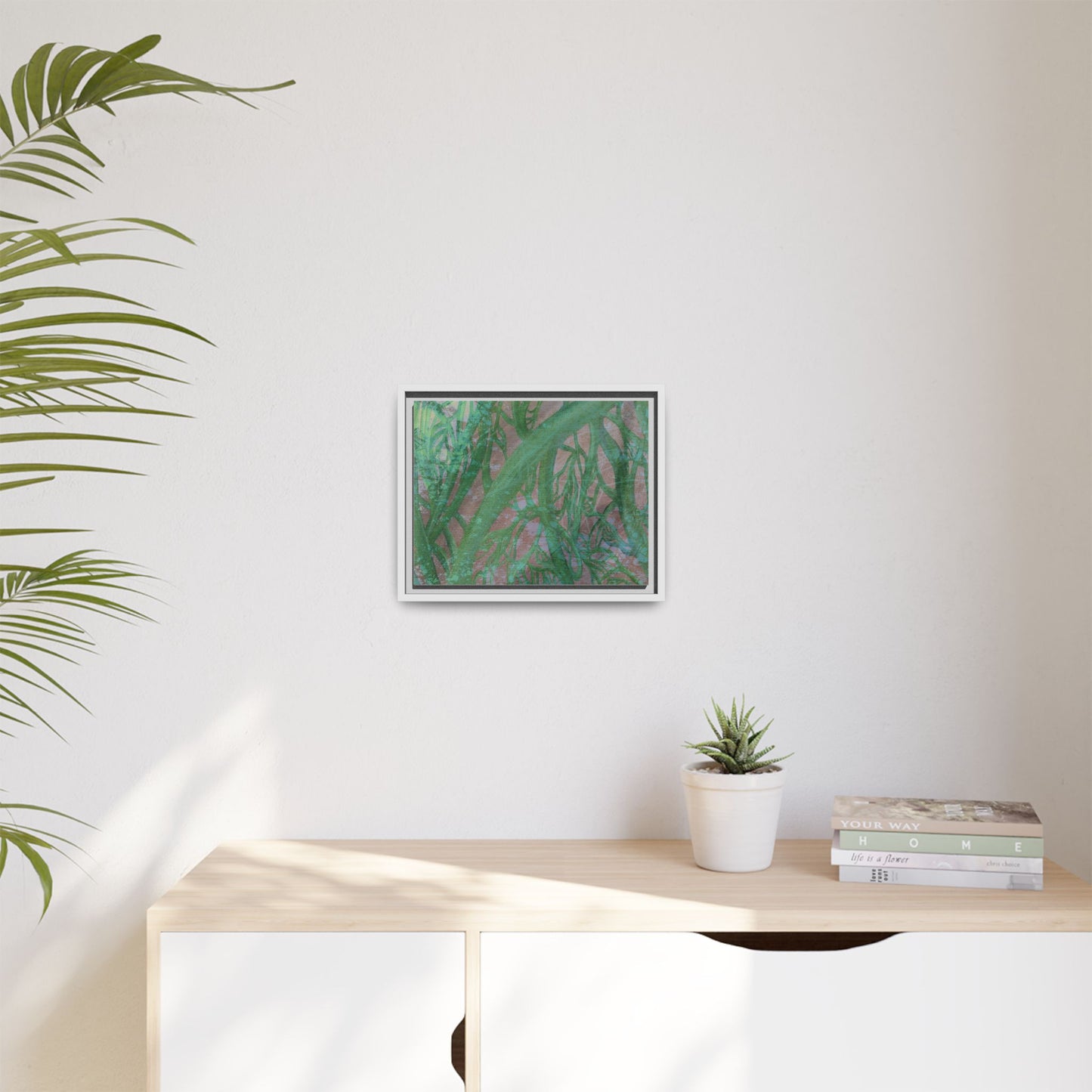 Inner Depths Framed Canvas Art