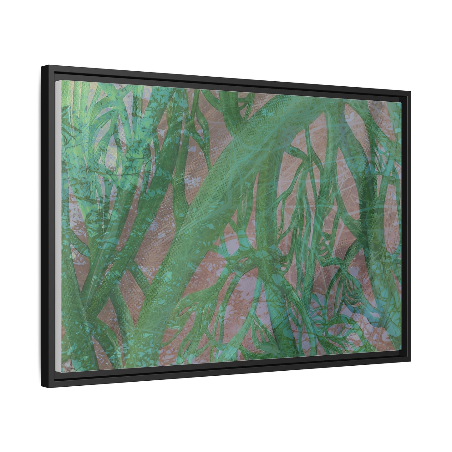 Inner Depths Framed Canvas Art