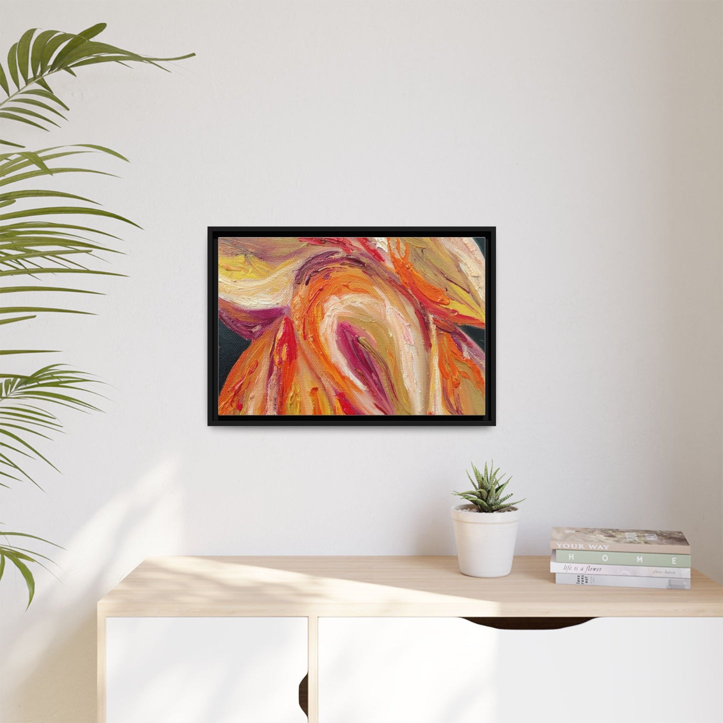 Dramatic Awakening Framed Canvas Art