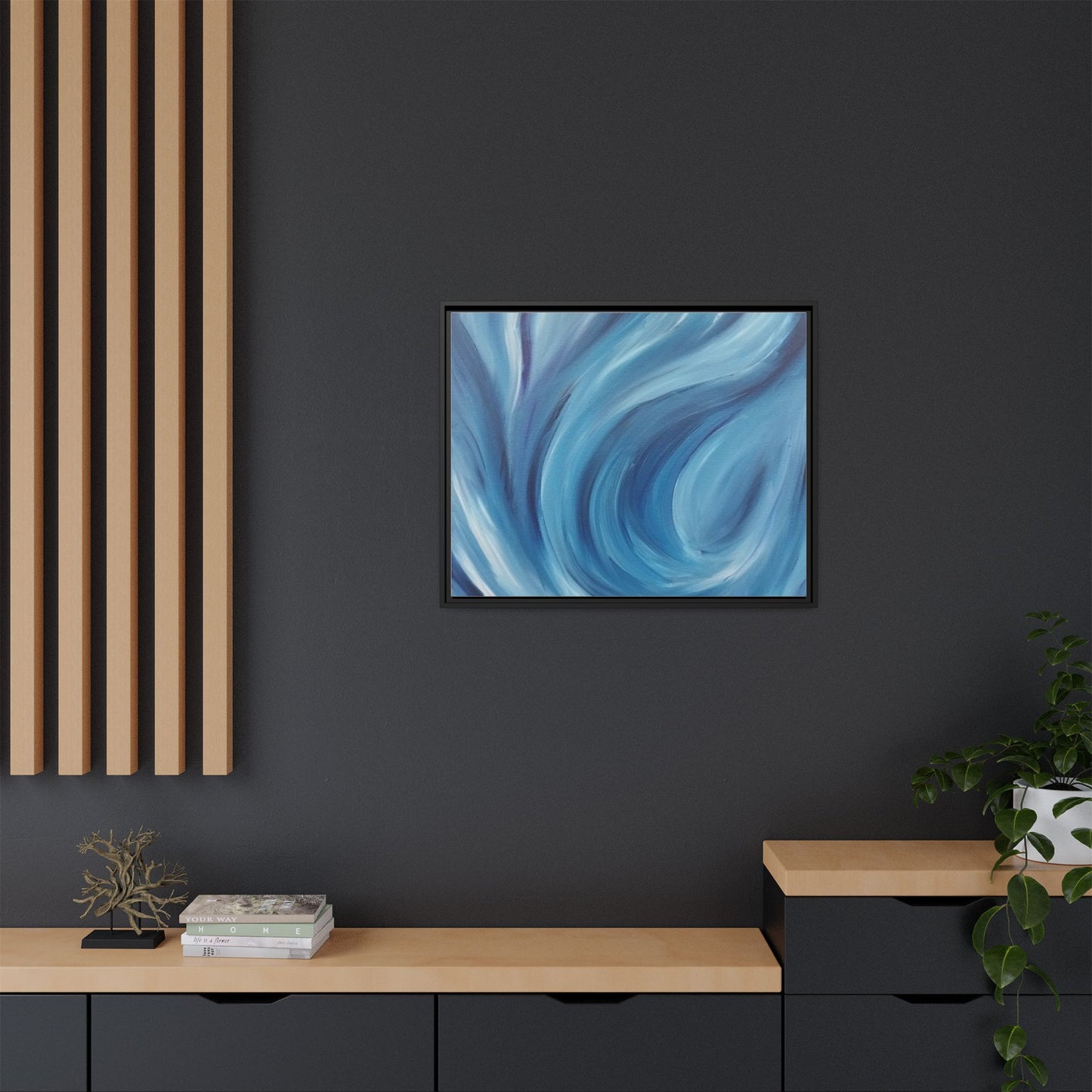 Intrinsic Reflection Framed Canvas Art