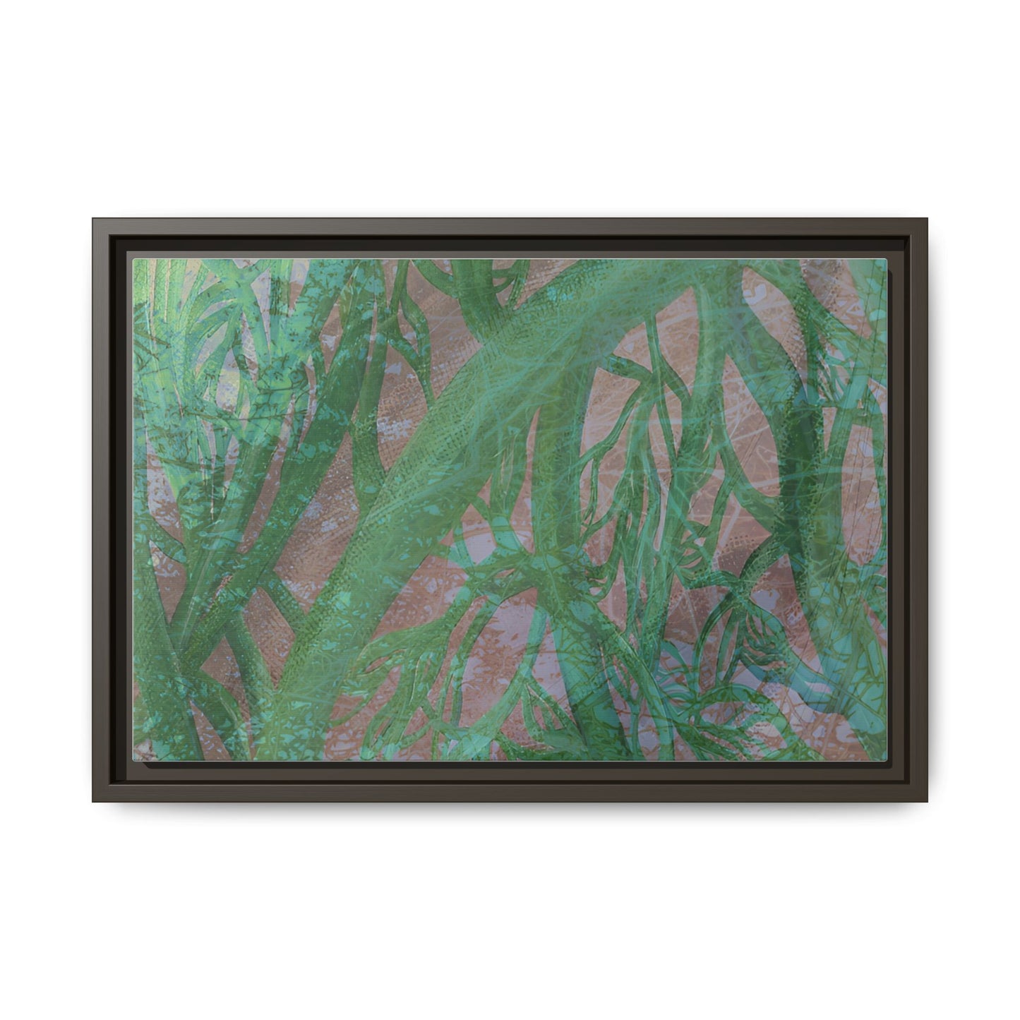 Inner Depths Framed Canvas Art