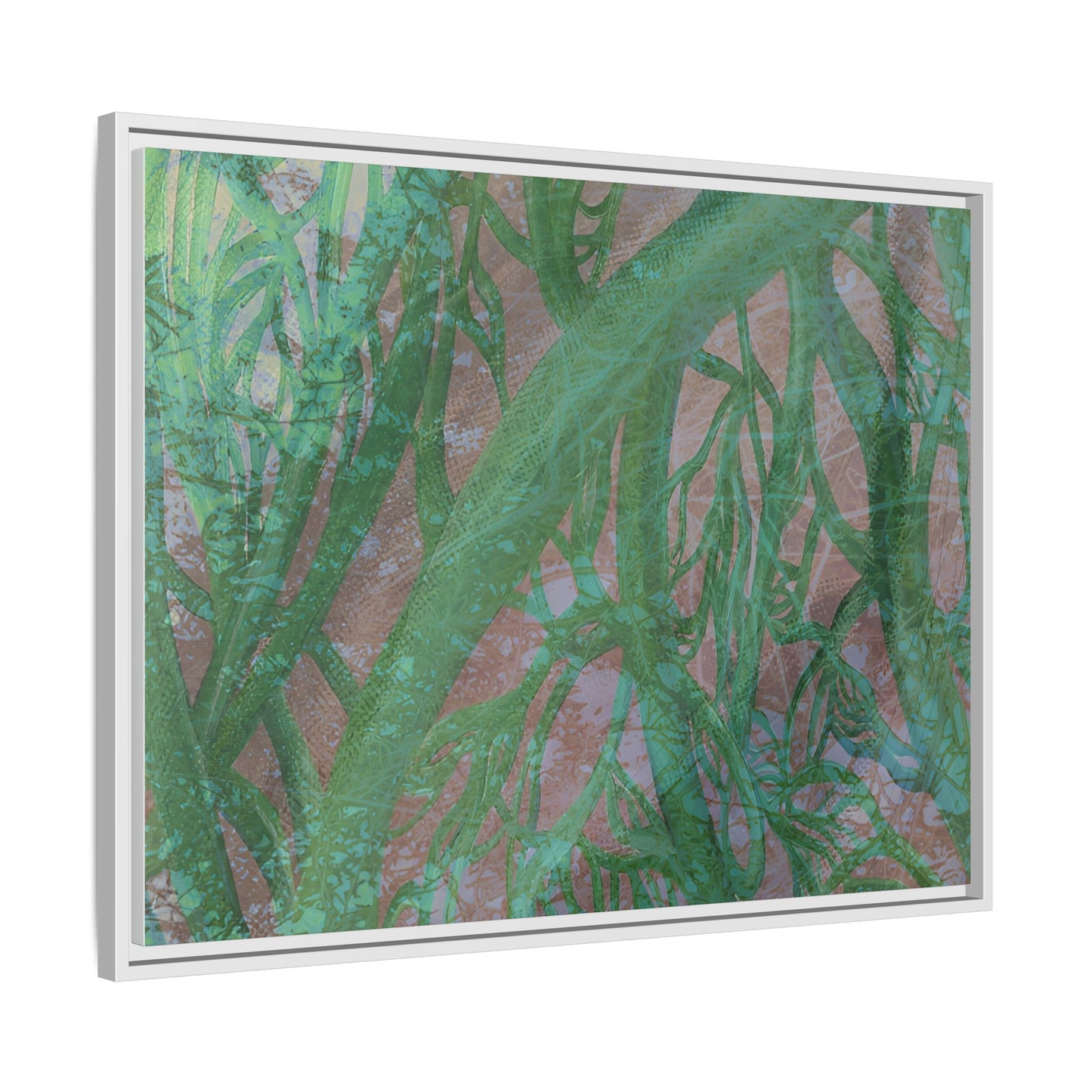 Inner Depths Framed Canvas Art