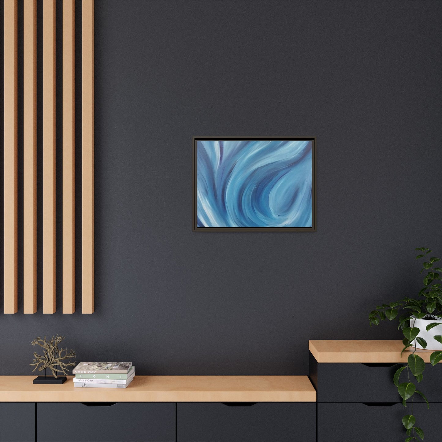 Intrinsic Reflection Framed Canvas Art