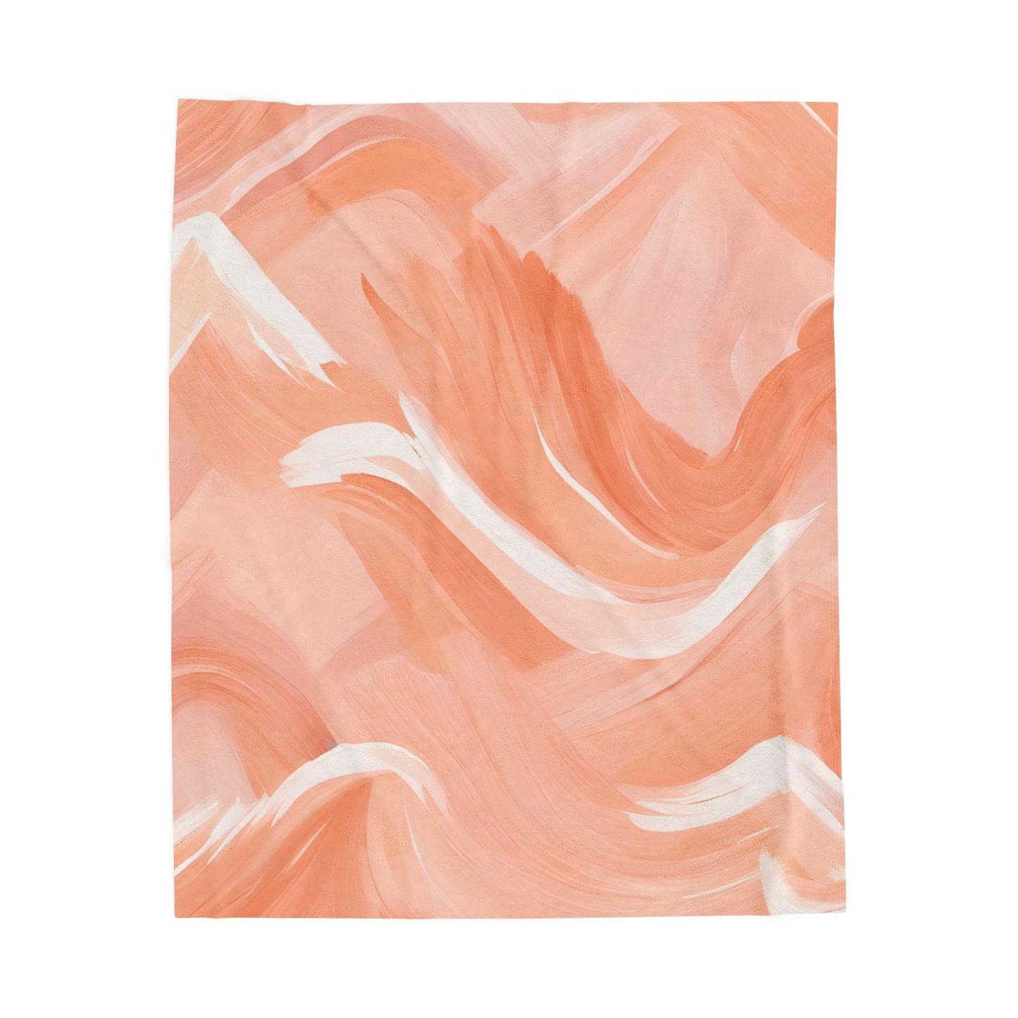 Dusk Brushstrokes Velveteen Plush Blanket