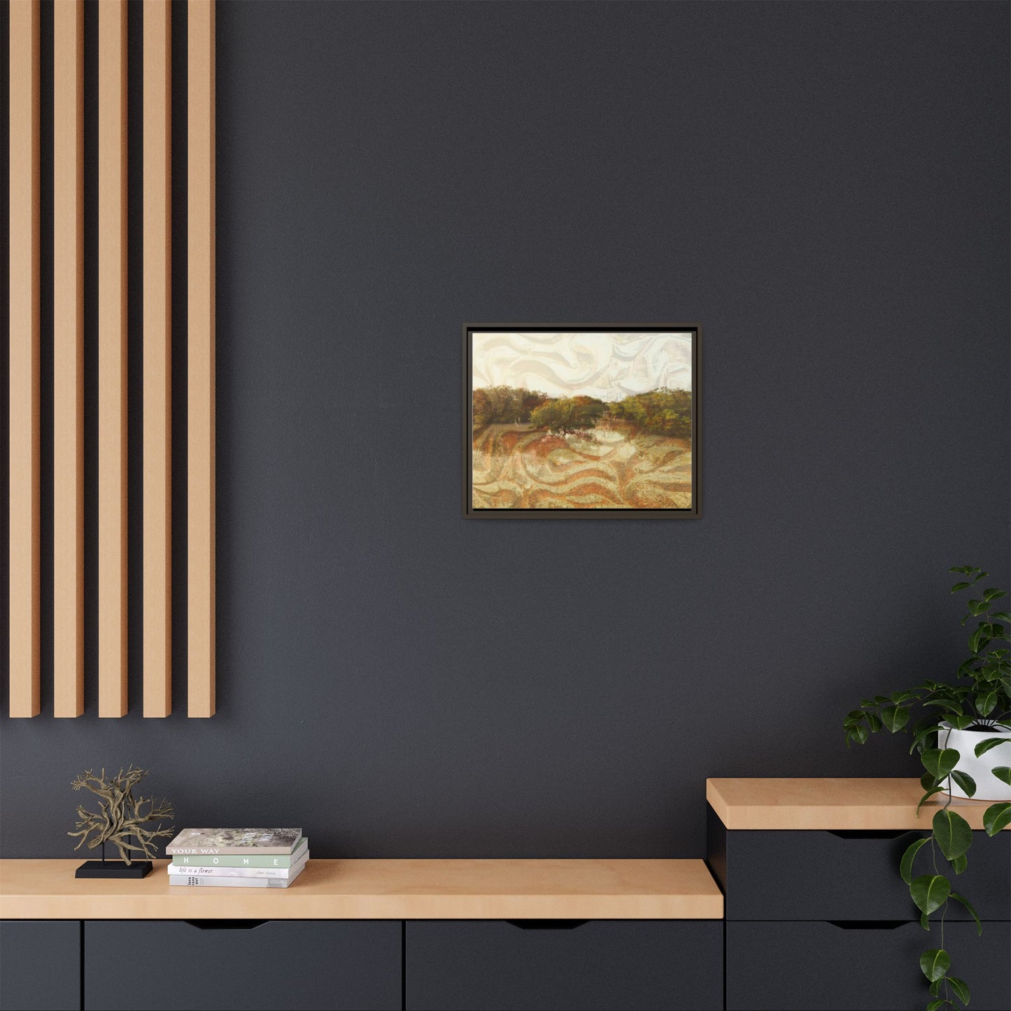Serene Mangroves Framed Canvas Art