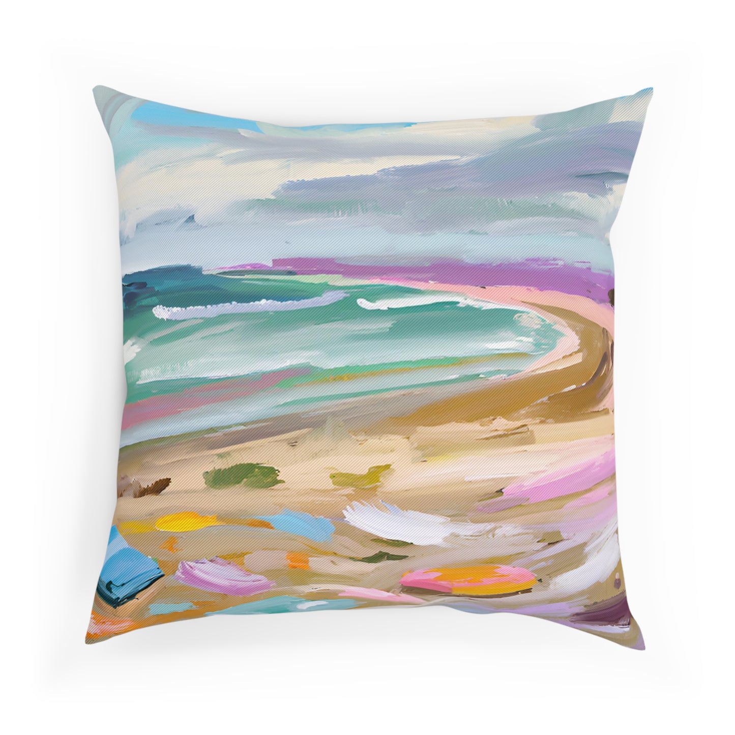 The Beach Eco-Friendly Pillow