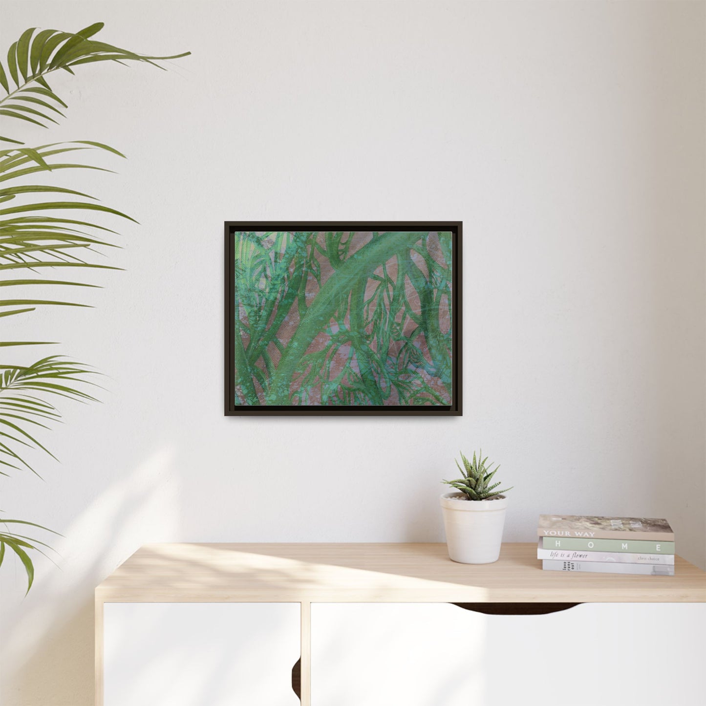 Inner Depths Framed Canvas Art