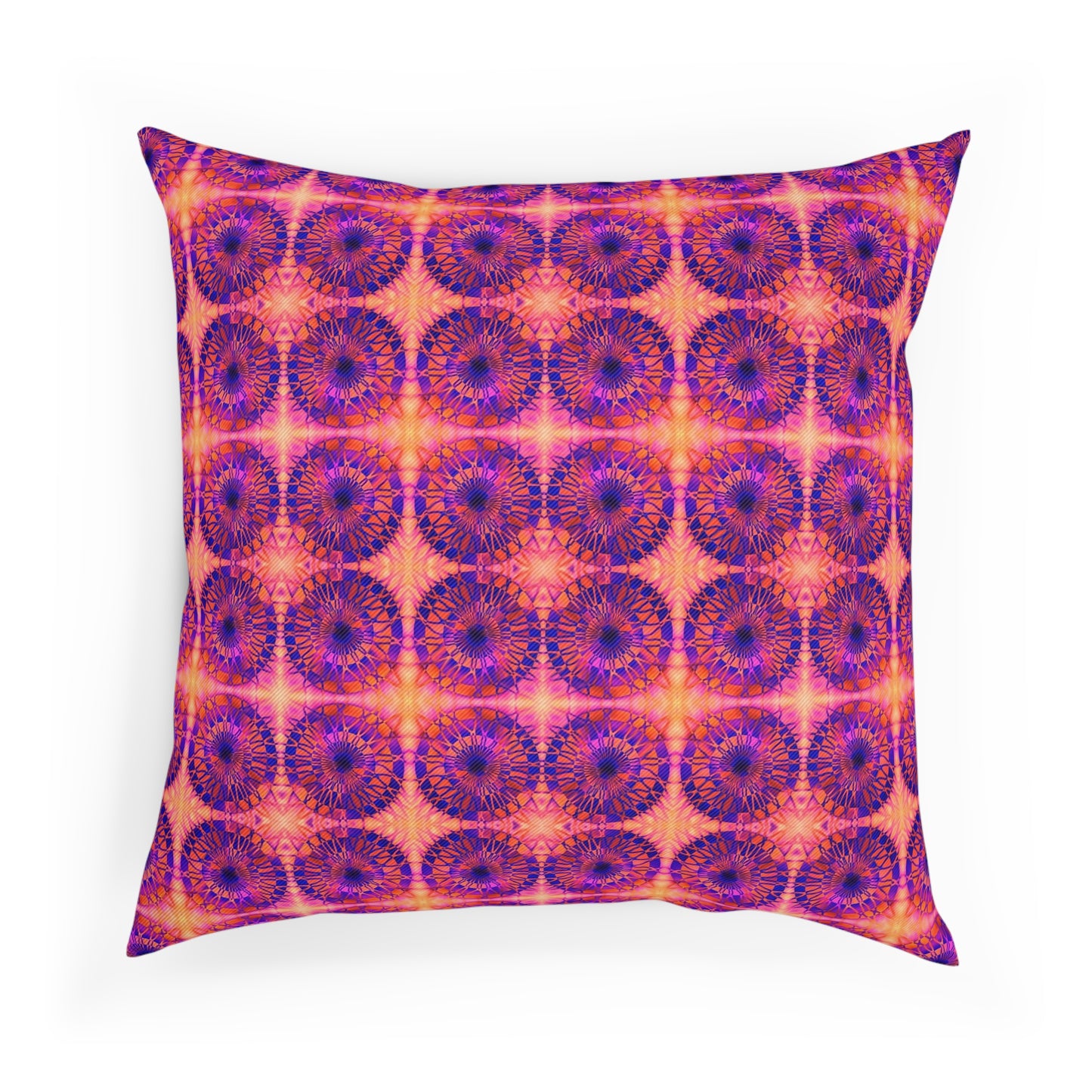Net Circles by Uta Feinstein Pillow