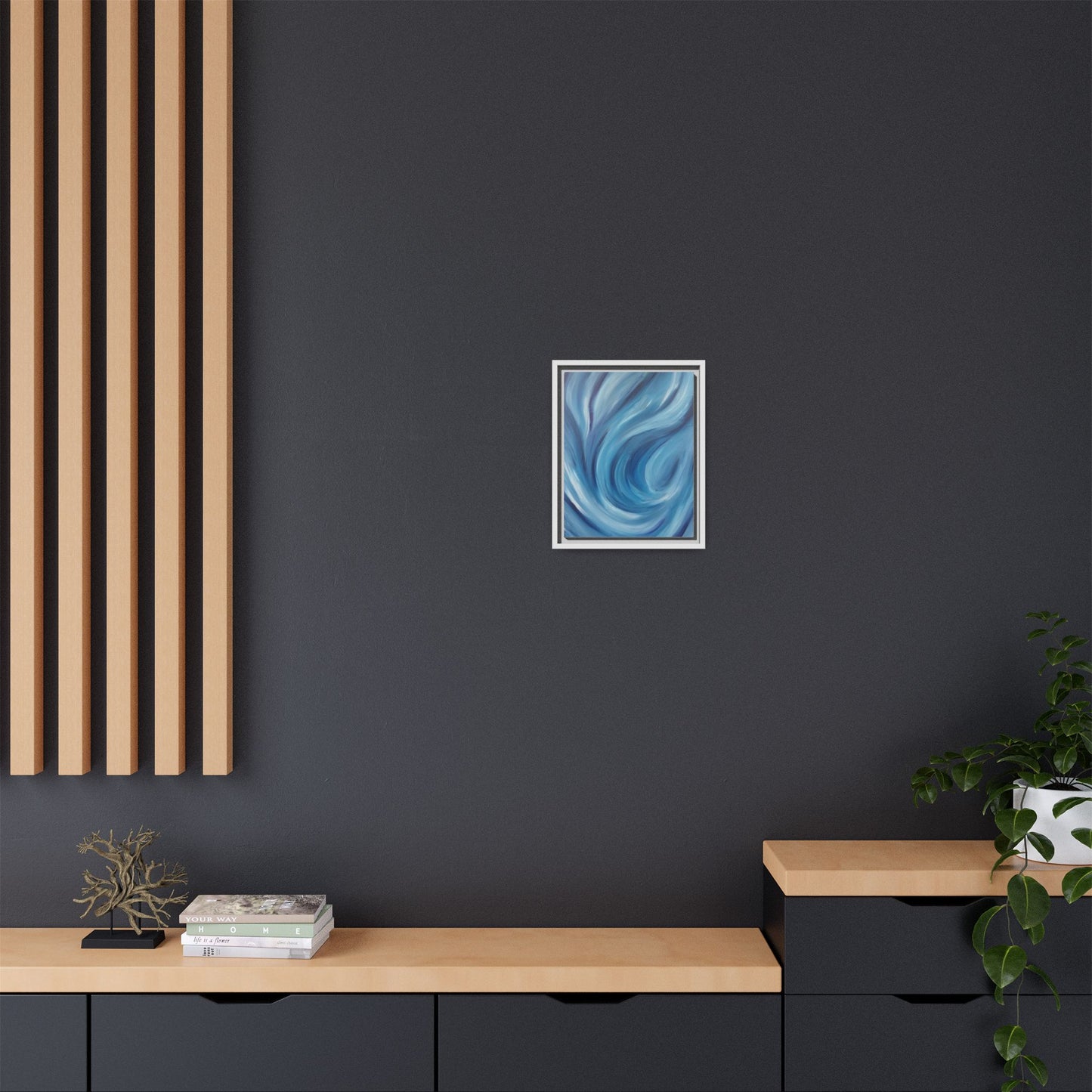 Intrinsic Reflection Framed Canvas Art