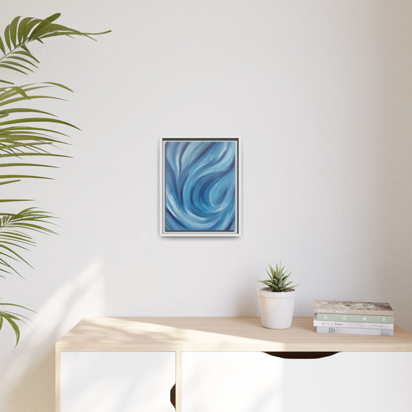 Intrinsic Reflection Framed Canvas Art