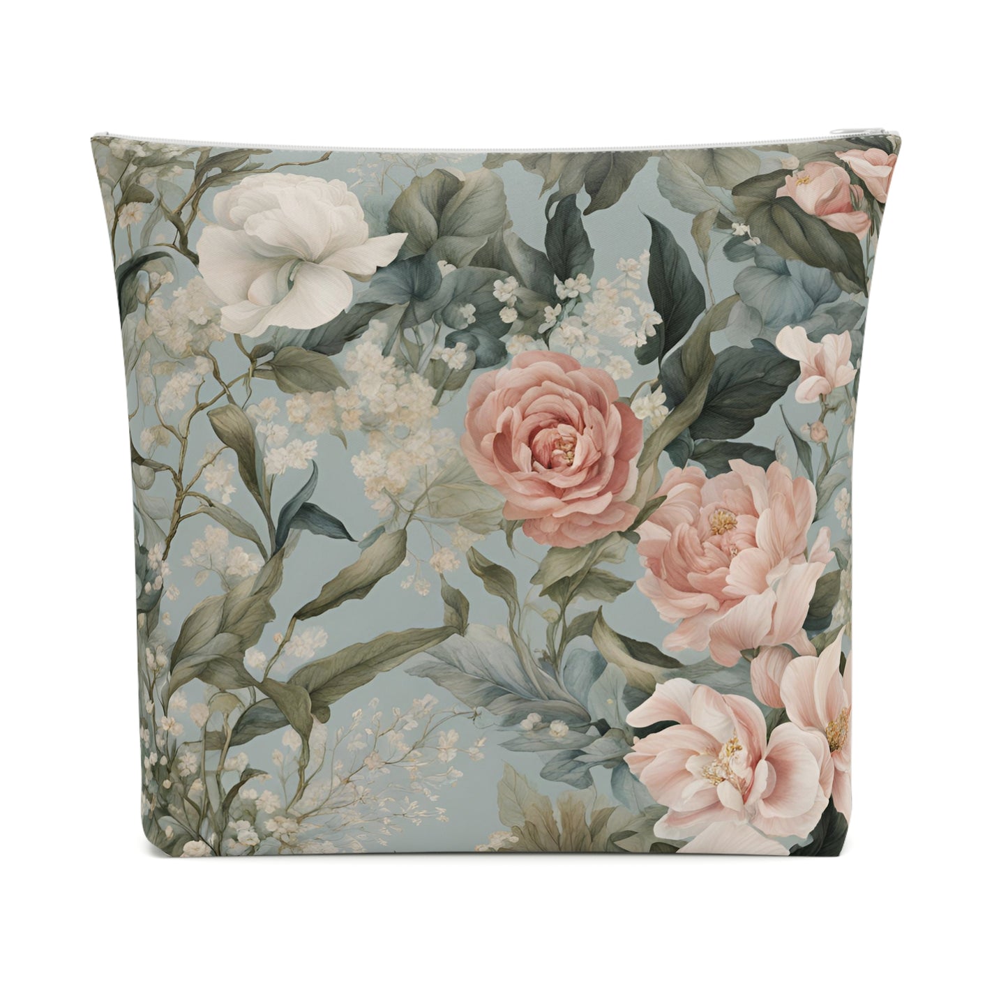 Floral Cotton Cosmetic Bag