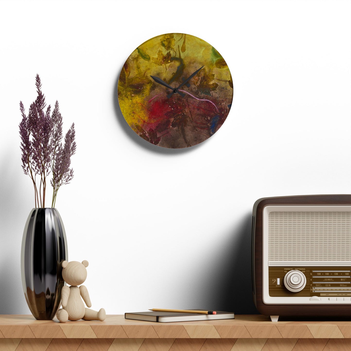 Natur b by Eskild Beck Wall Clock