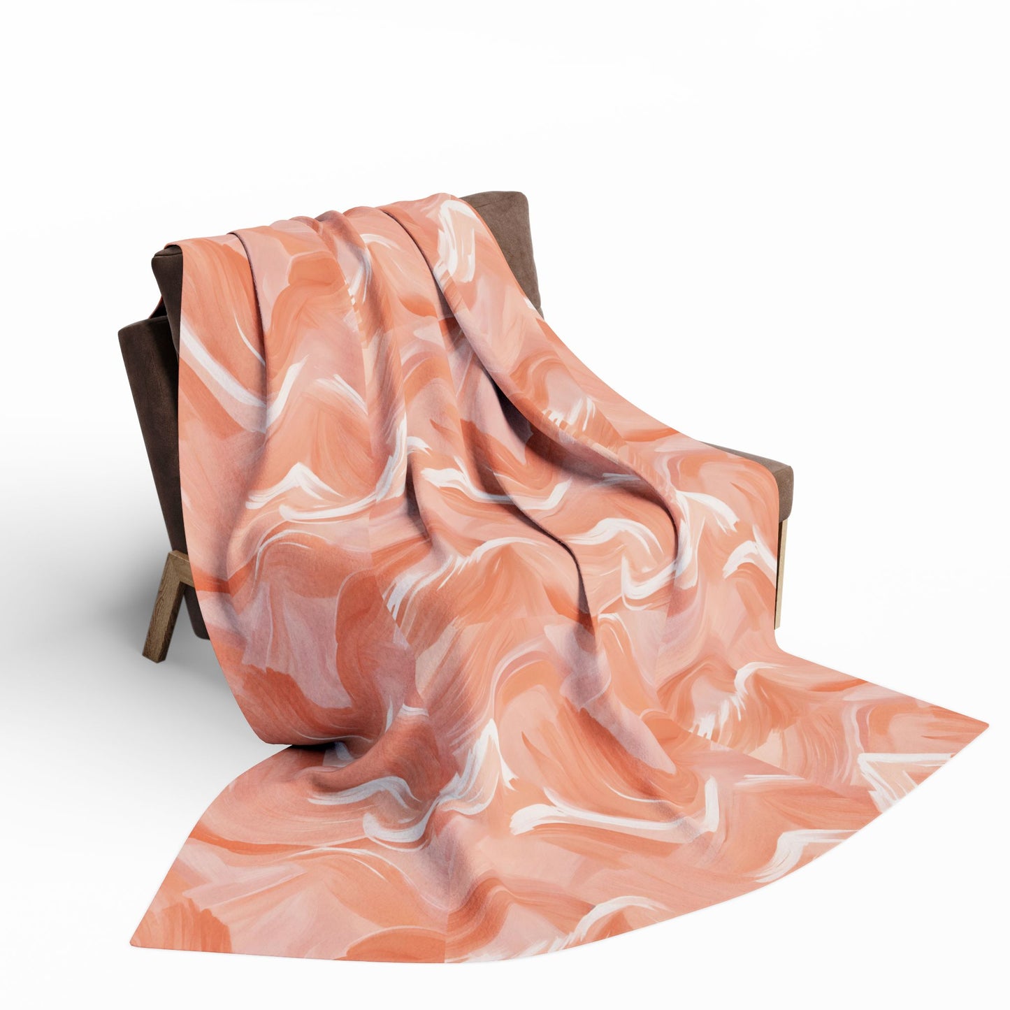 Dusk Brushstrokes Arctic Fleece Blanket