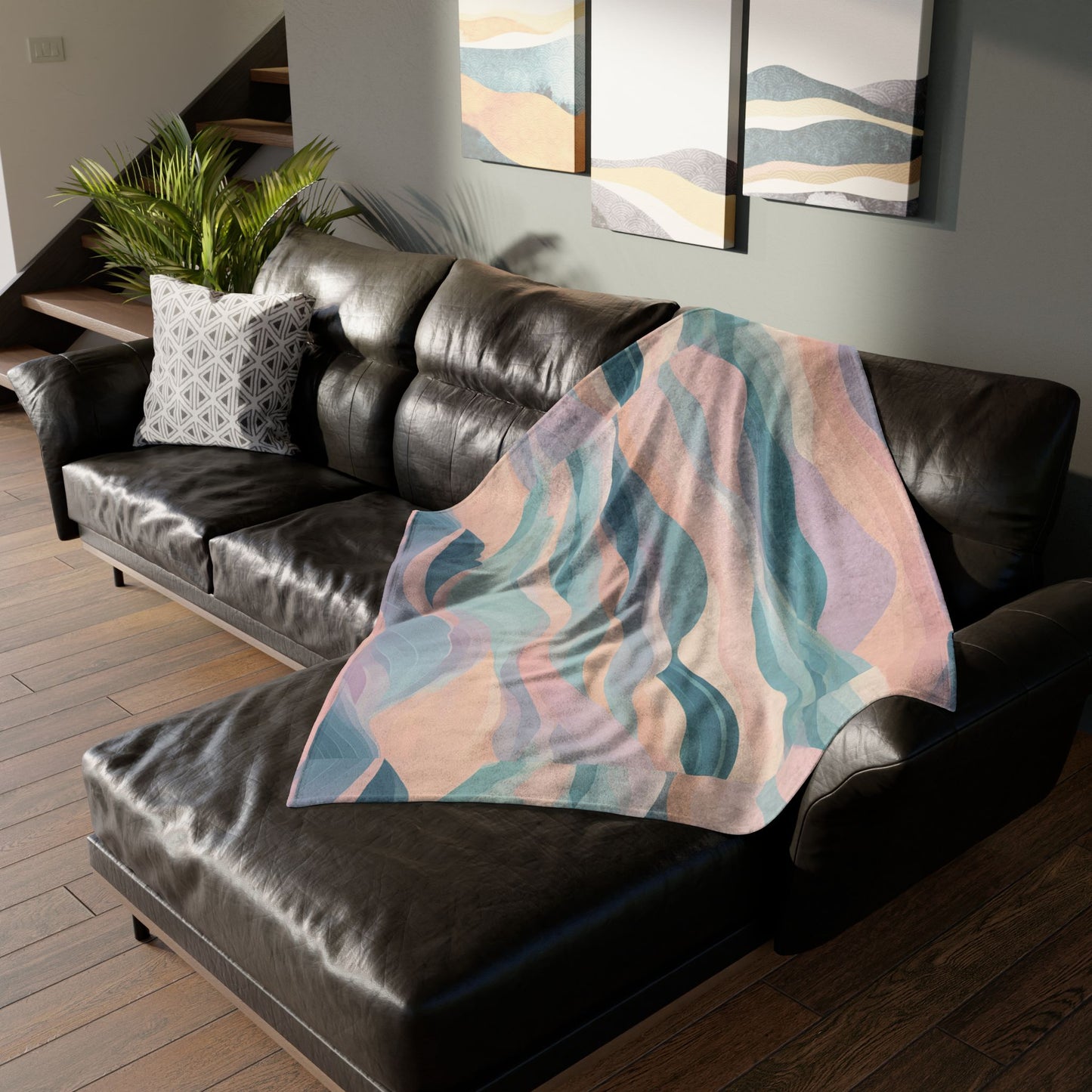 Serenity Wave Soft Polyester Blanket