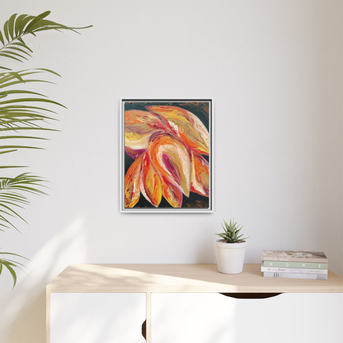Dramatic Awakening Framed Canvas Art