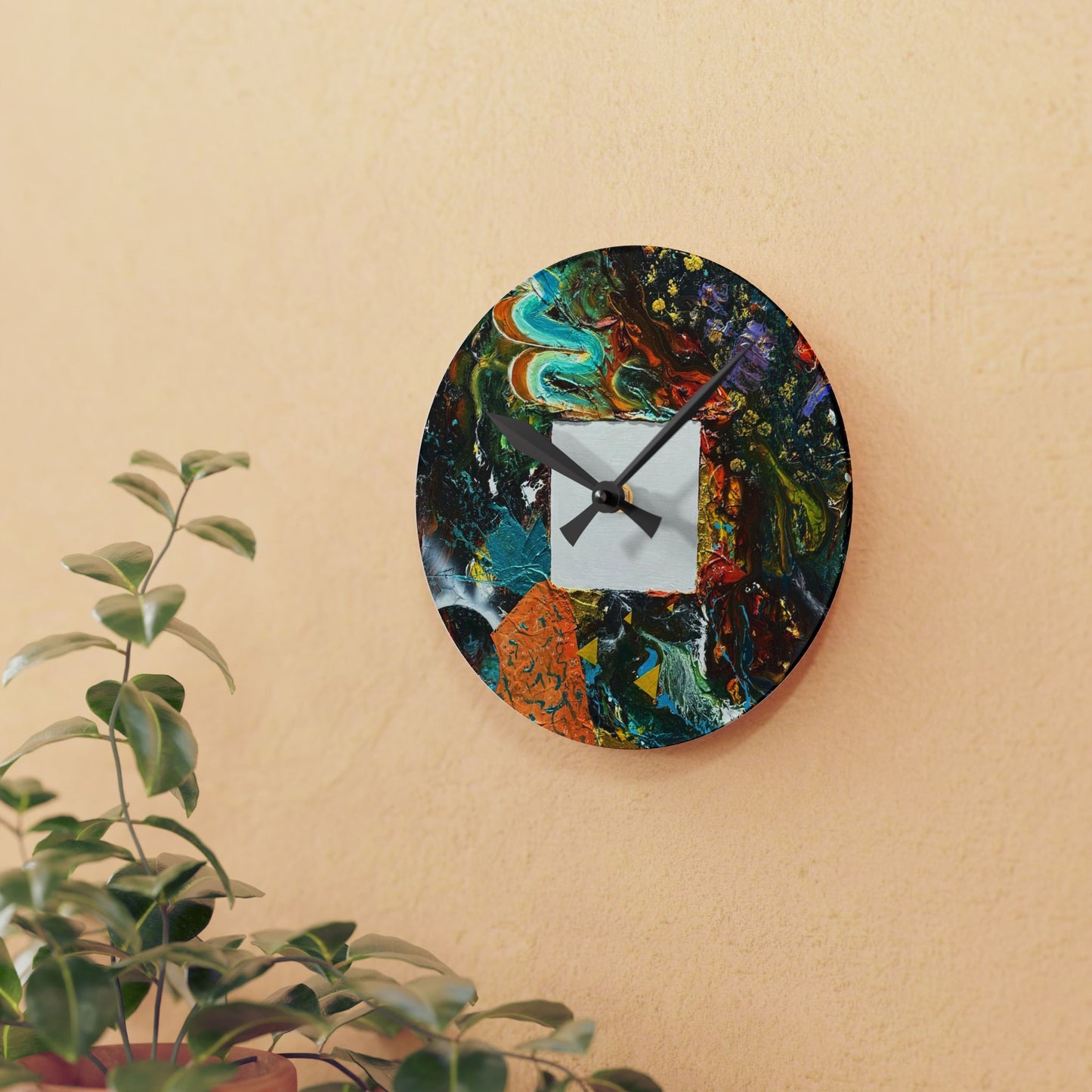Headspace by James Sherwood Wall Clock