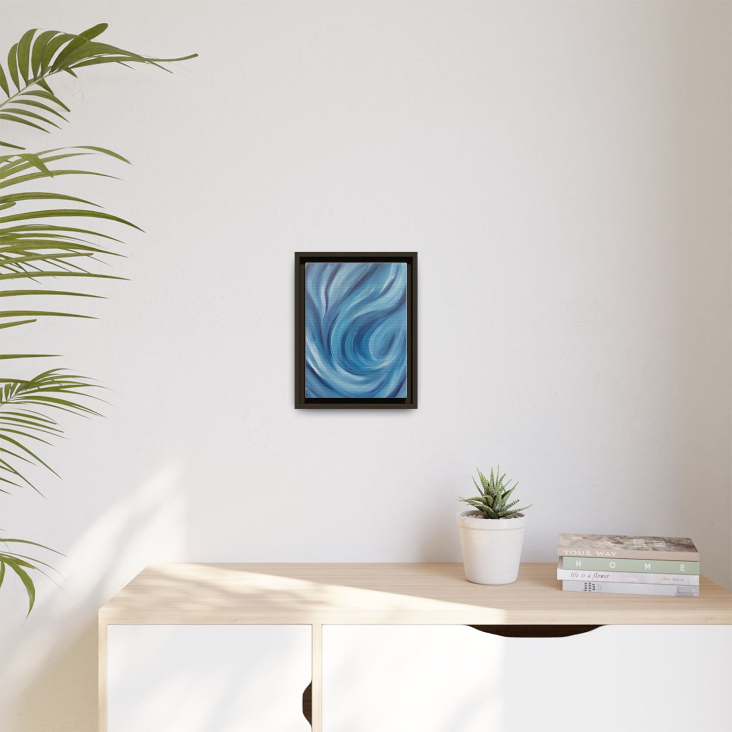 Intrinsic Reflection Framed Canvas Art