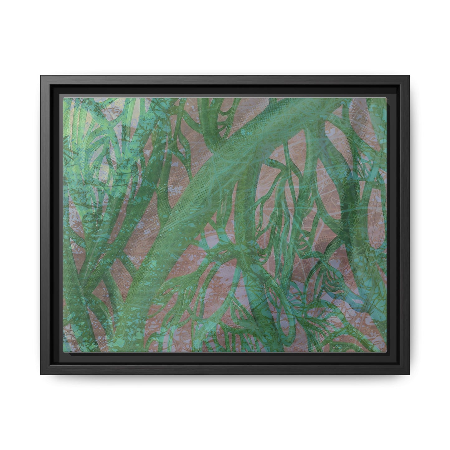 Inner Depths Framed Canvas Art