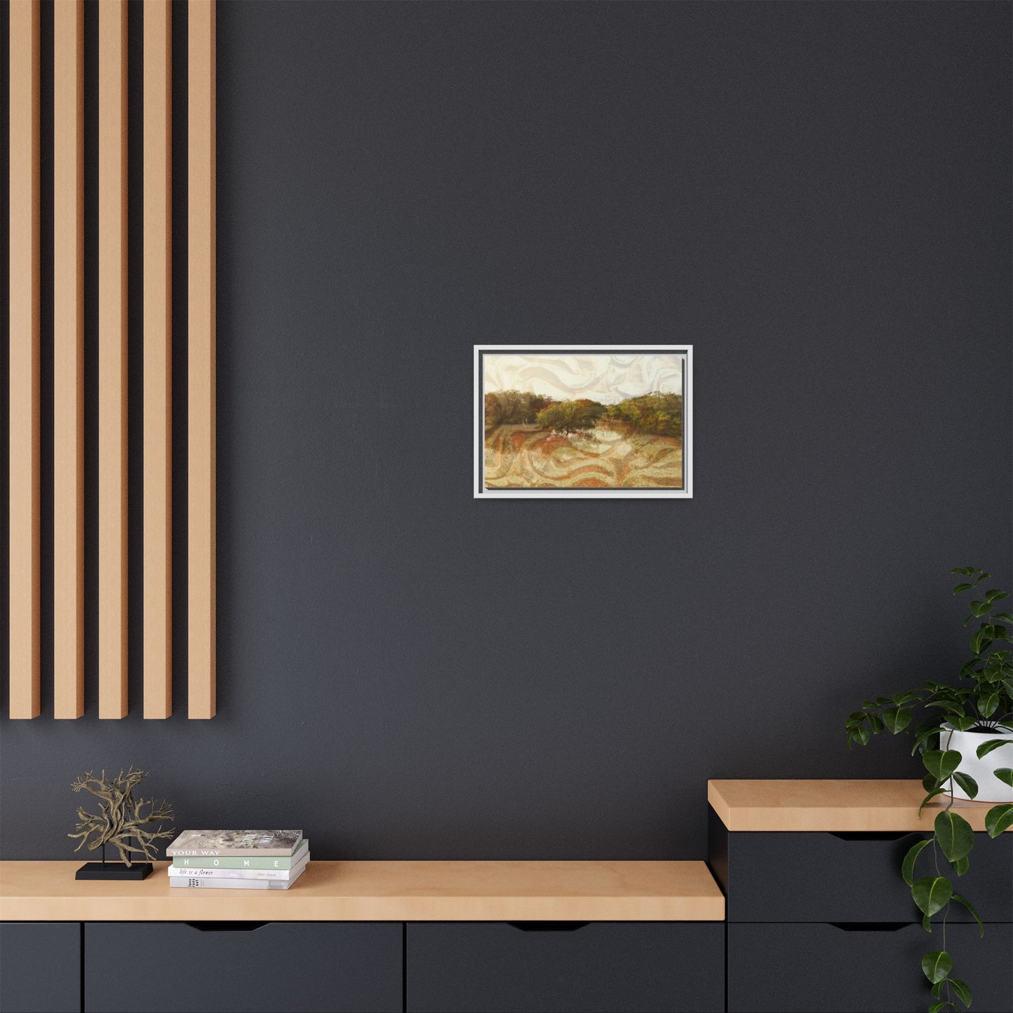 Serene Mangroves Framed Canvas Art