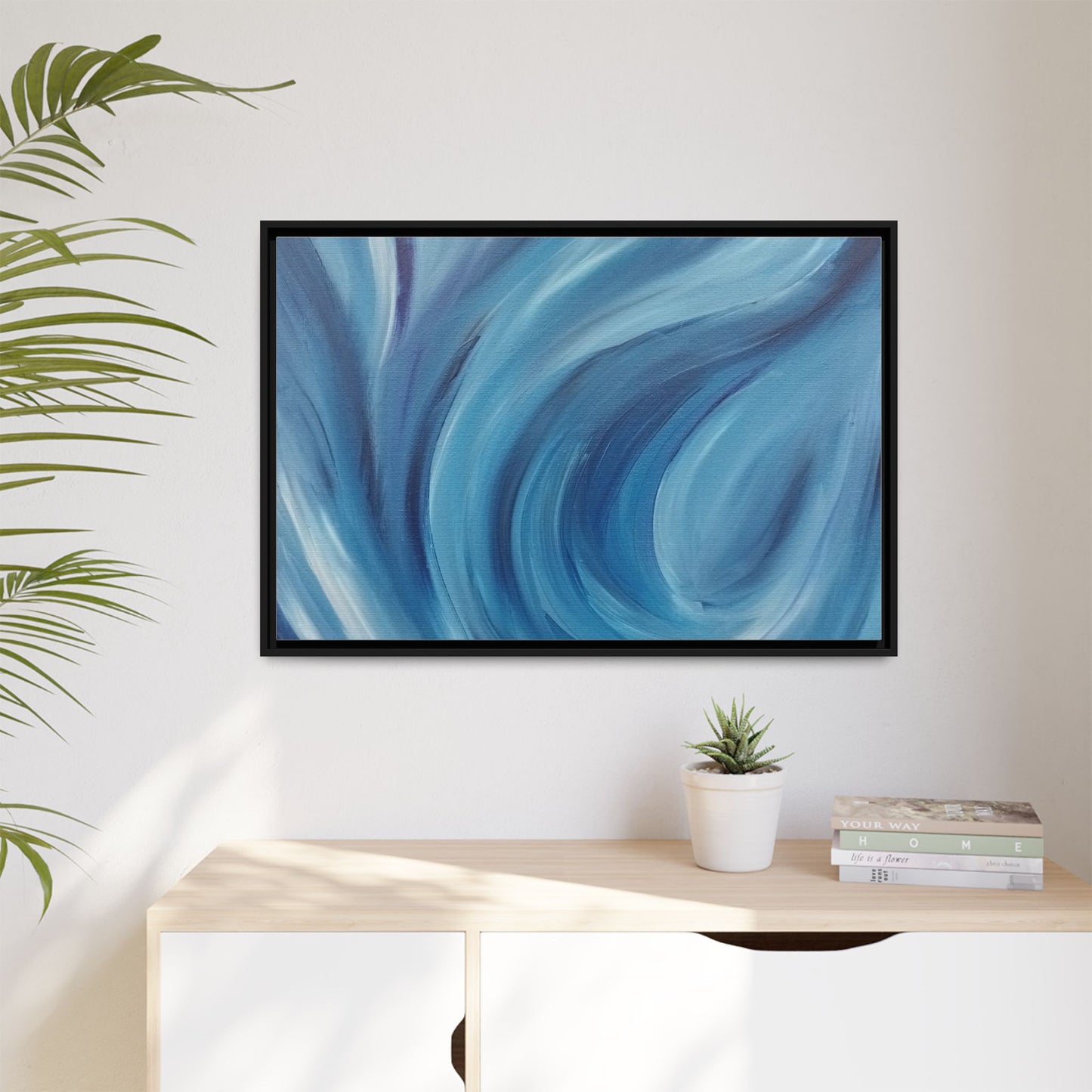 Intrinsic Reflection Framed Canvas Art