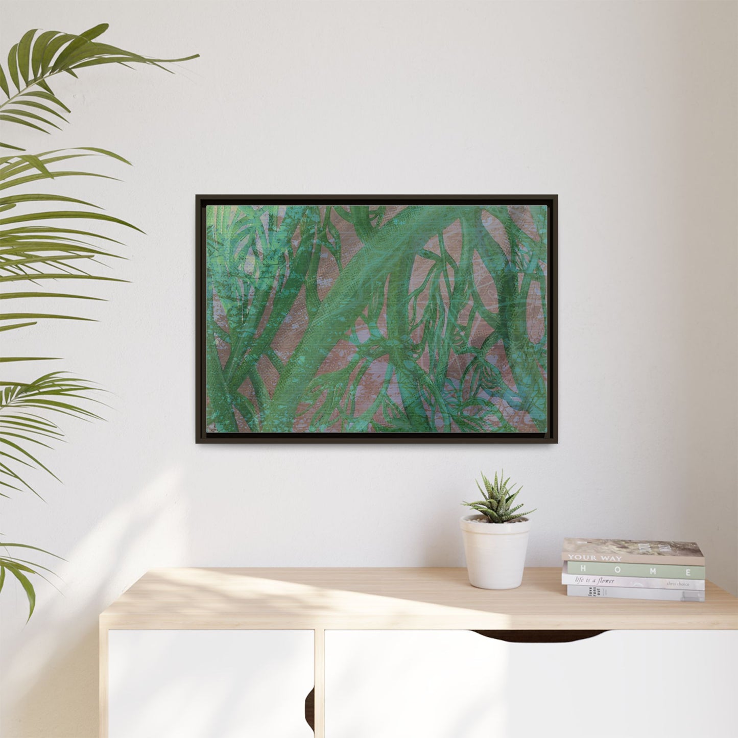 Inner Depths Framed Canvas Art