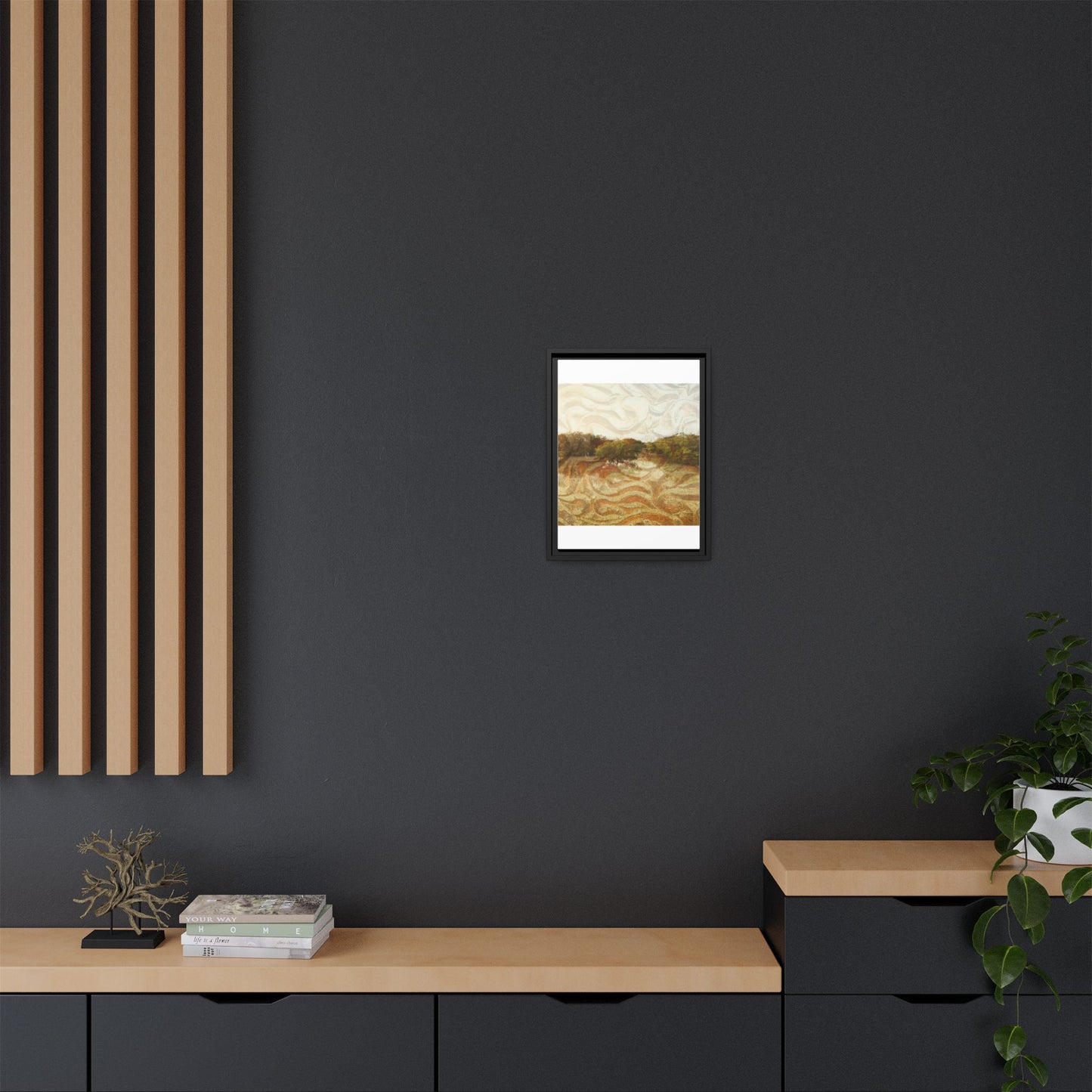 Serene Mangroves Framed Canvas Art