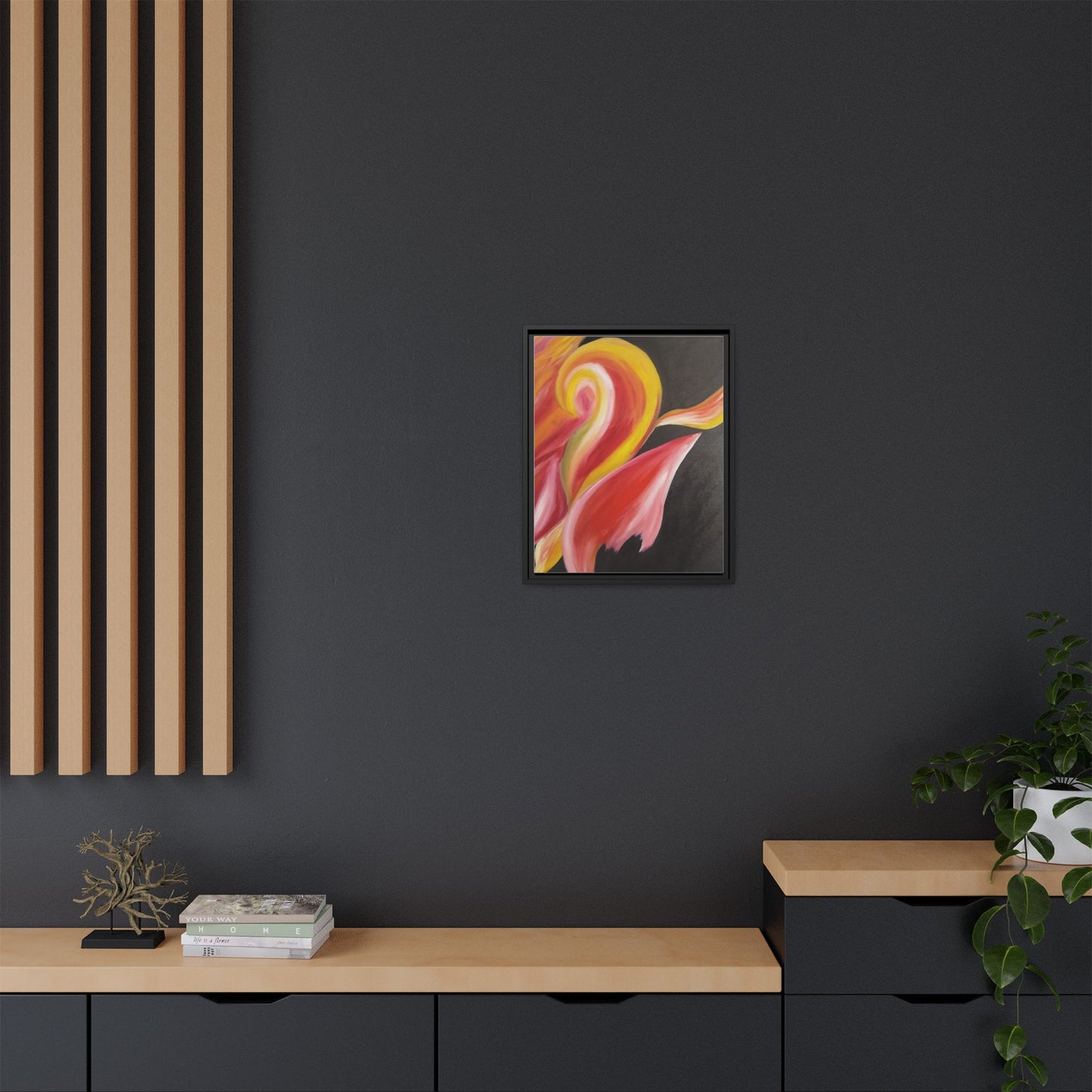 'A Autistic Phoenix' Framed Canvas Art