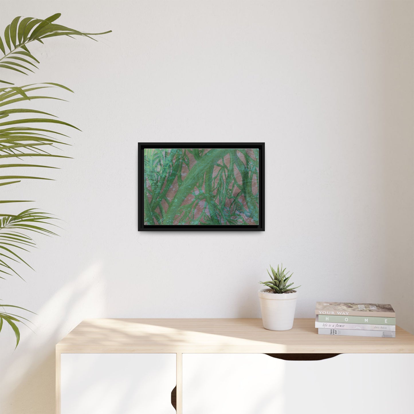 Inner Depths Framed Canvas Art