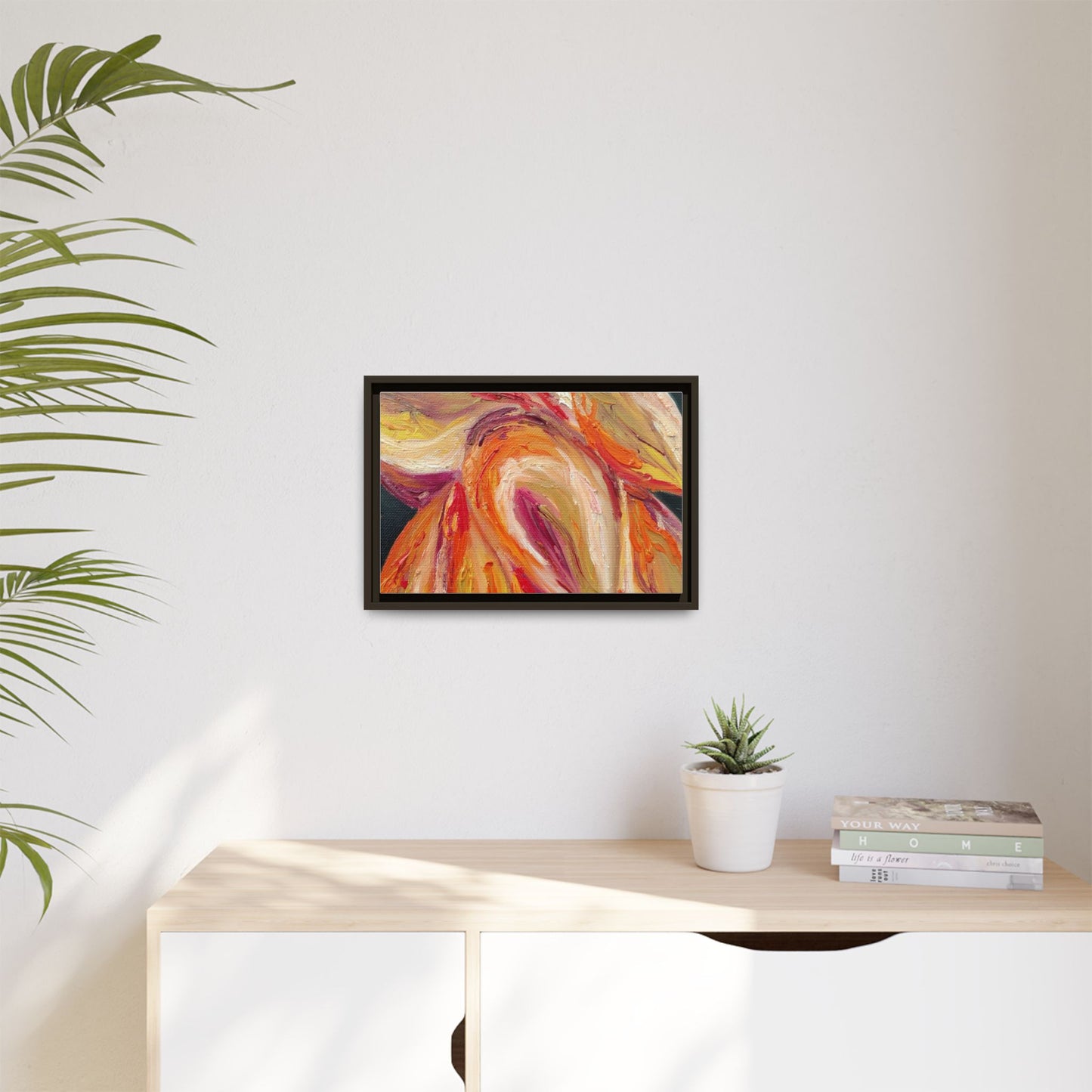 Dramatic Awakening Framed Canvas Art
