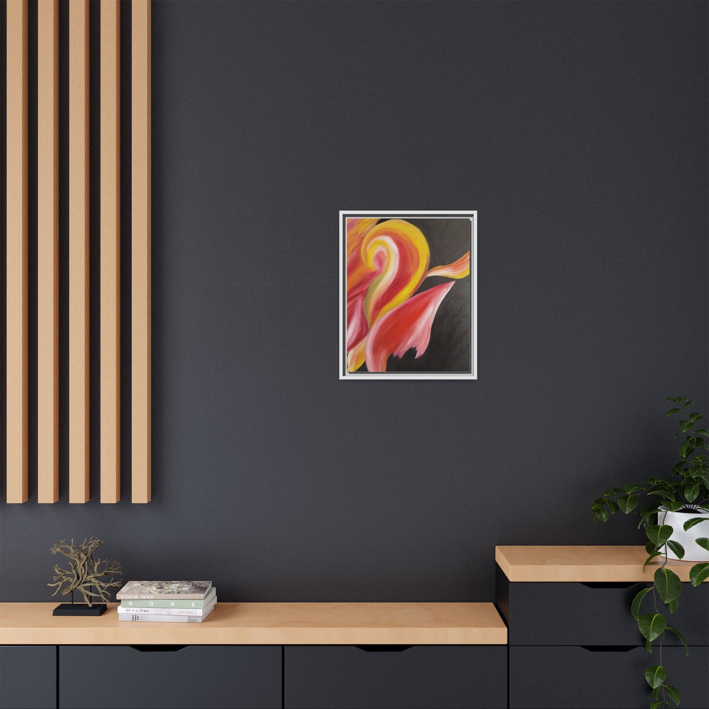 'A Autistic Phoenix' Framed Canvas Art