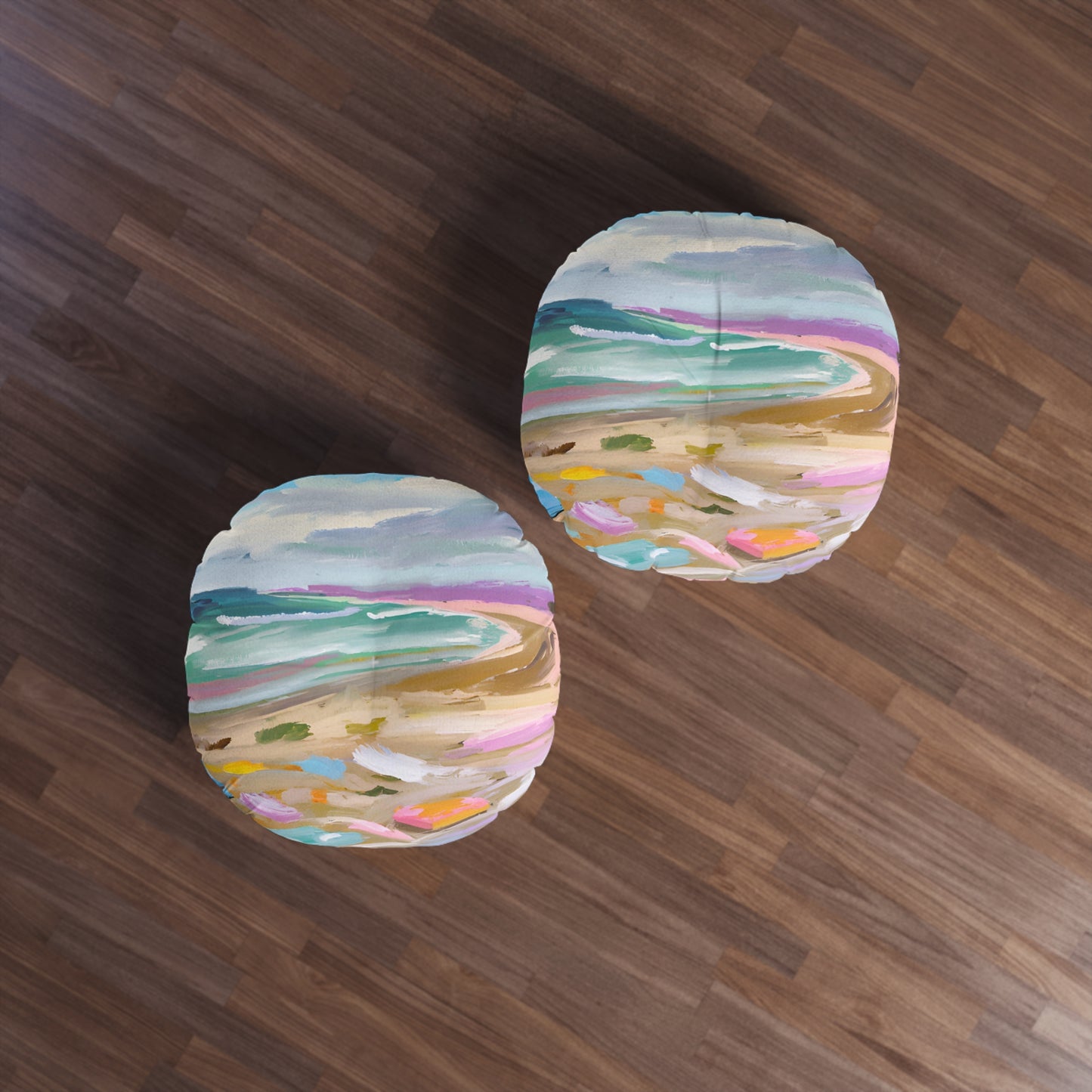 The Beach Tufted Floor Pillow